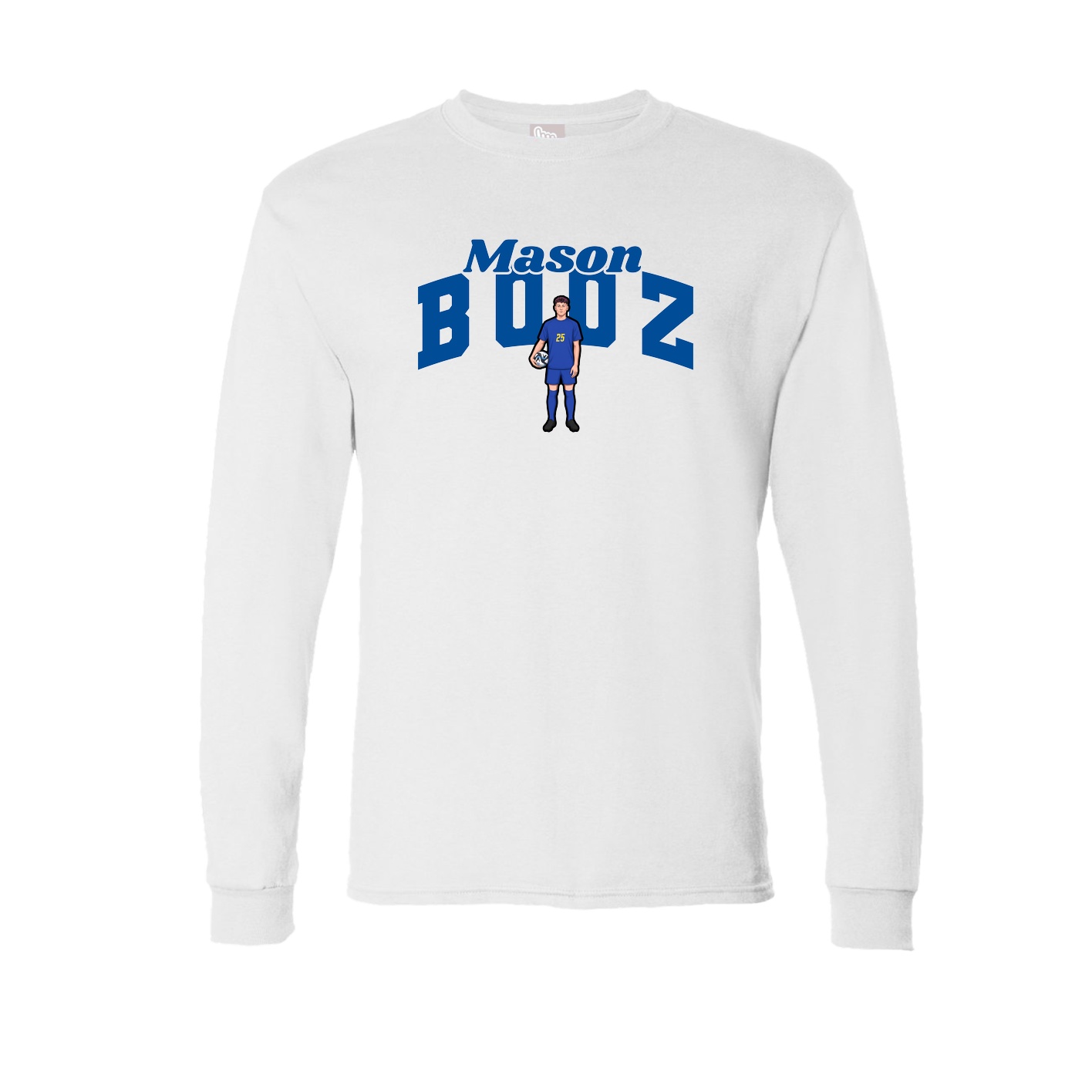 Long Sleeve Tee — Signature Arch in White
