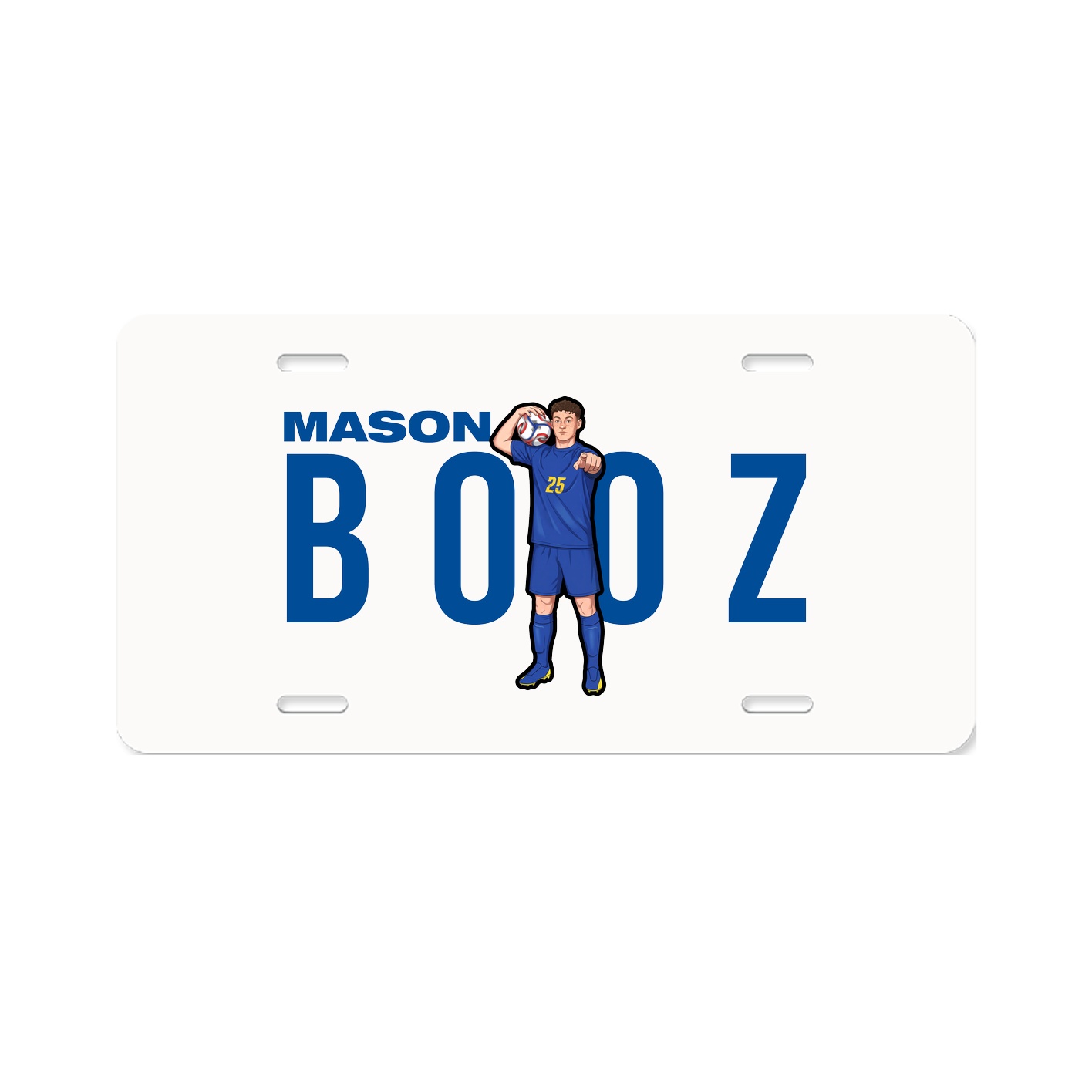 License Plate — Player Name in Classic