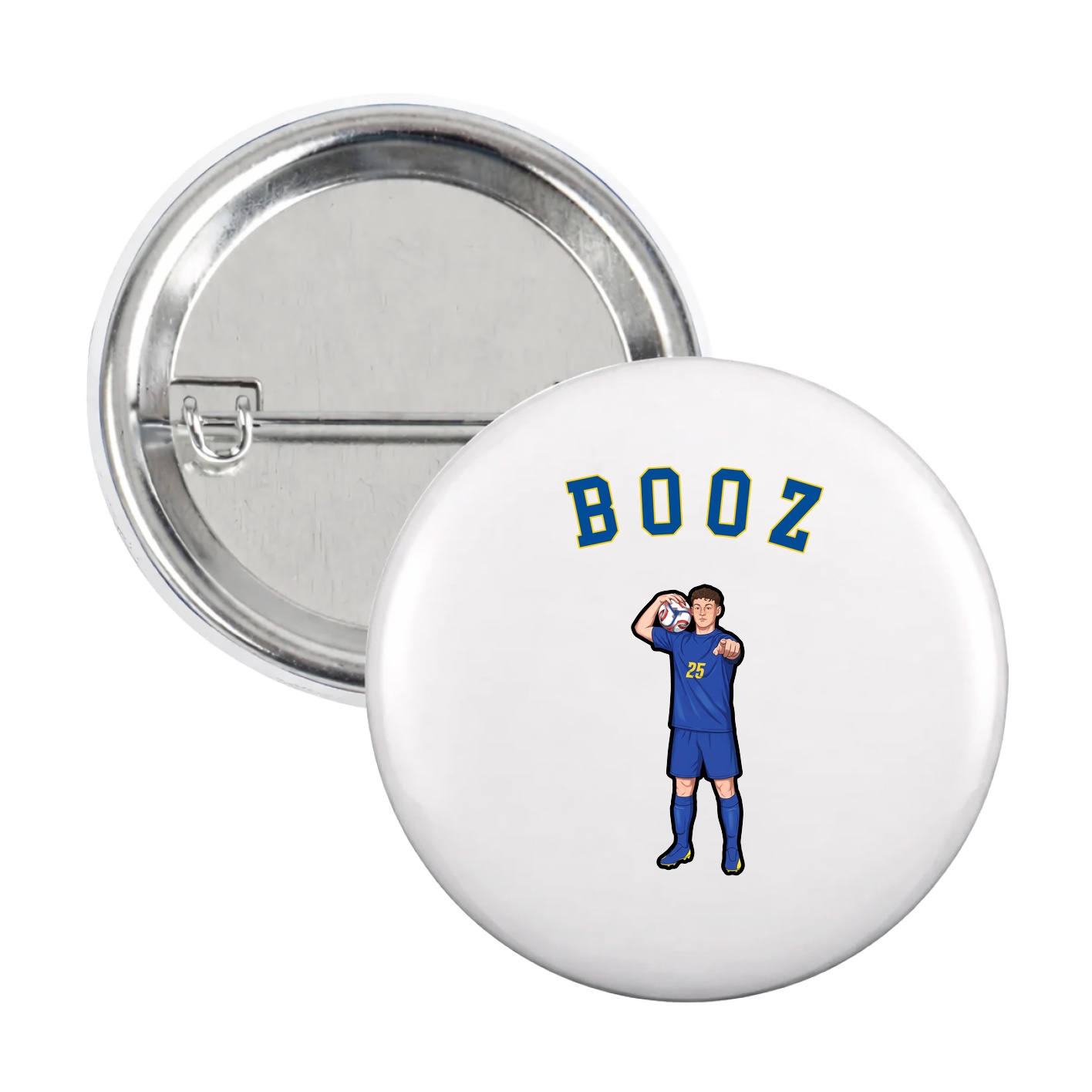 Game Day Button — Shirsey Arch in White