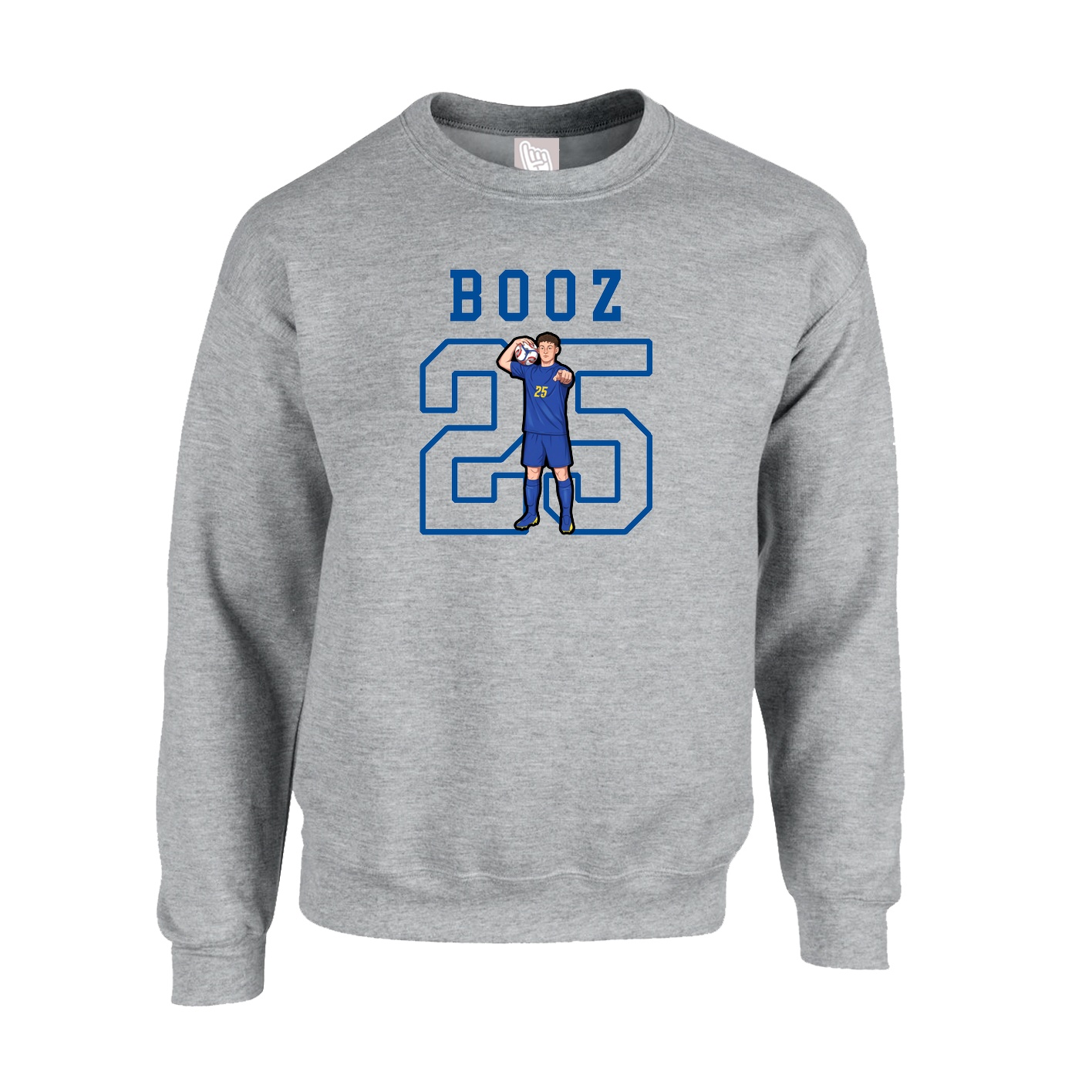 Fleece Crew — Shirsey in Grey