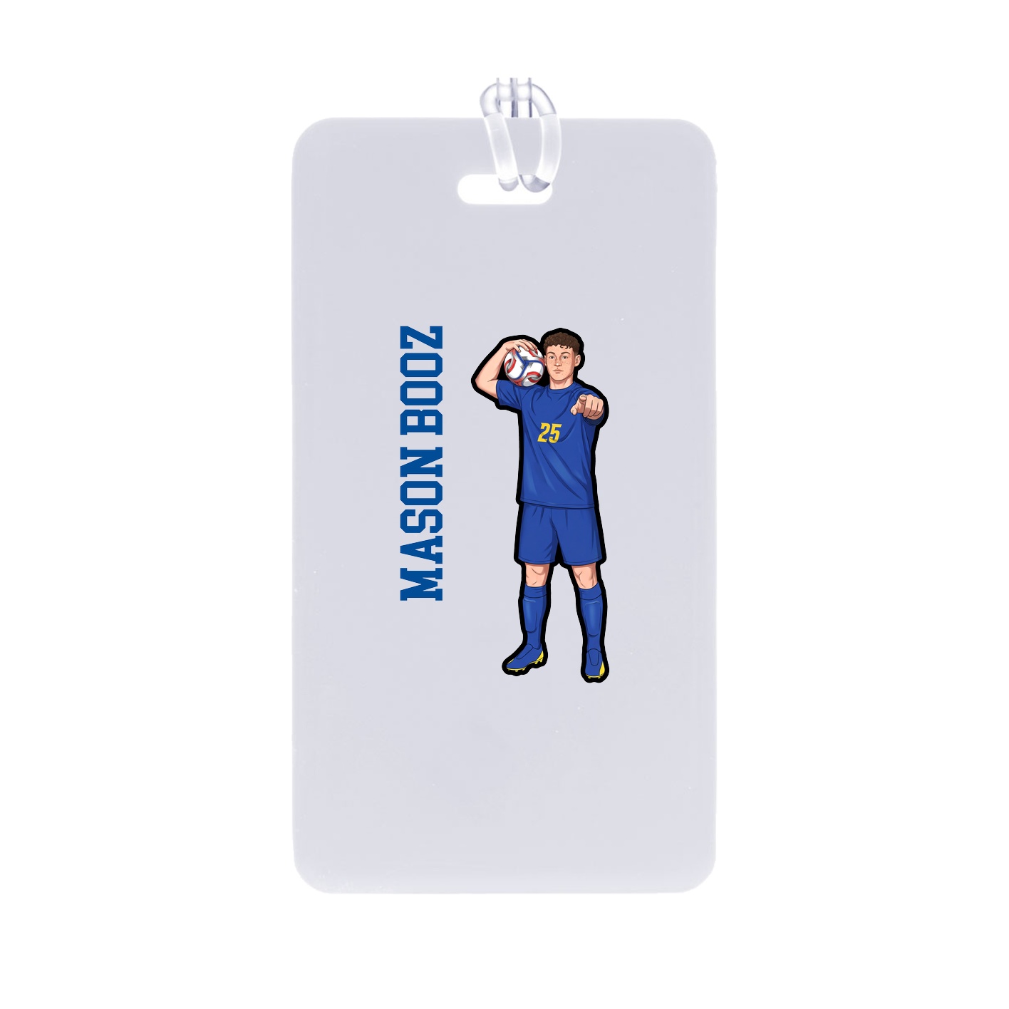 Bag Tag — Name Vertical in Classic