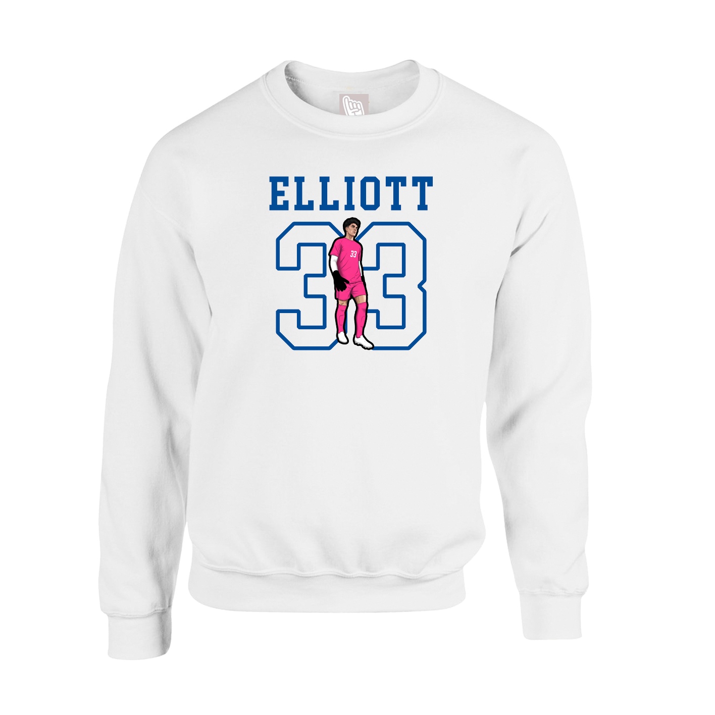 Fleece Crew — Shirsey in White