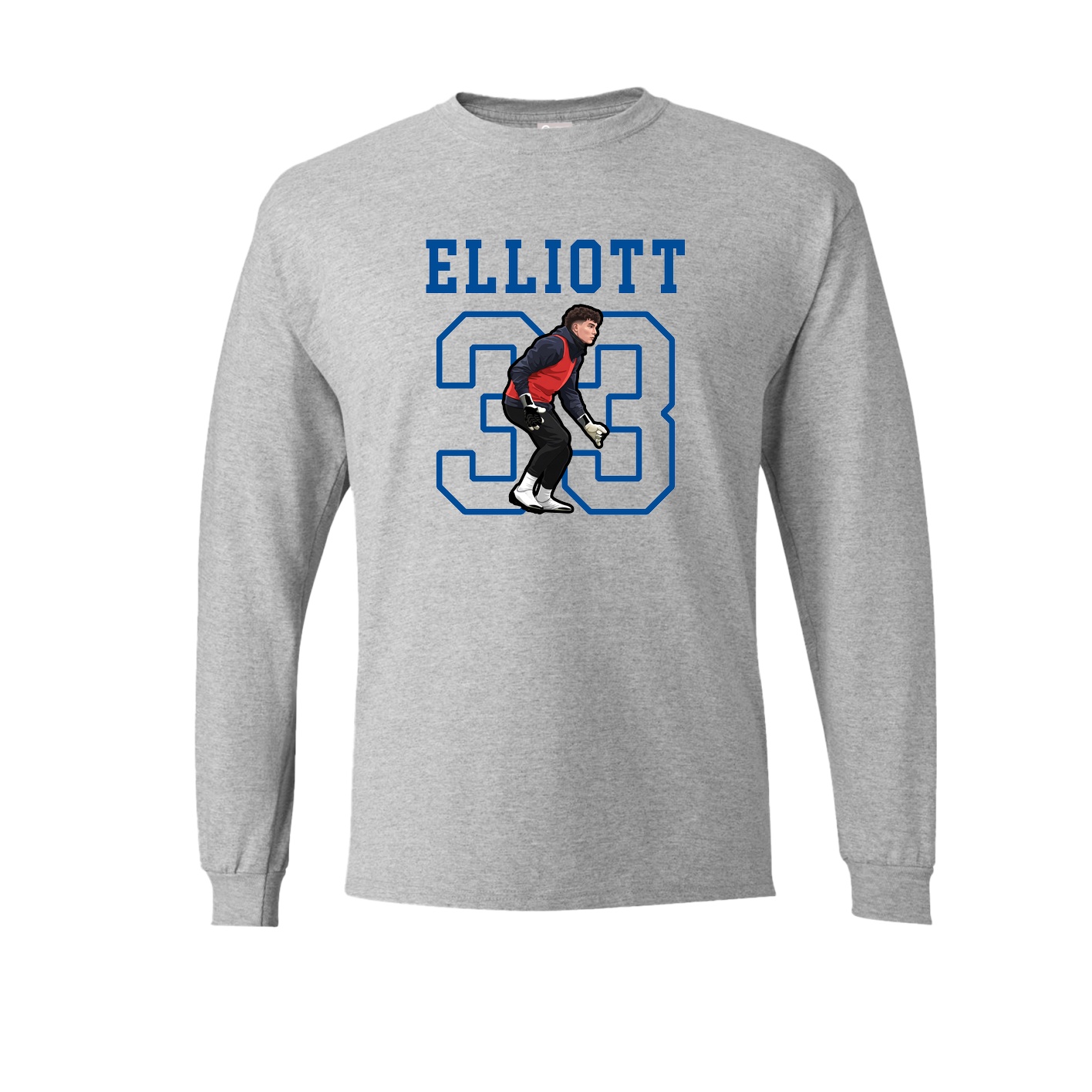 Long Sleeve Tee — Shirsey in Grey