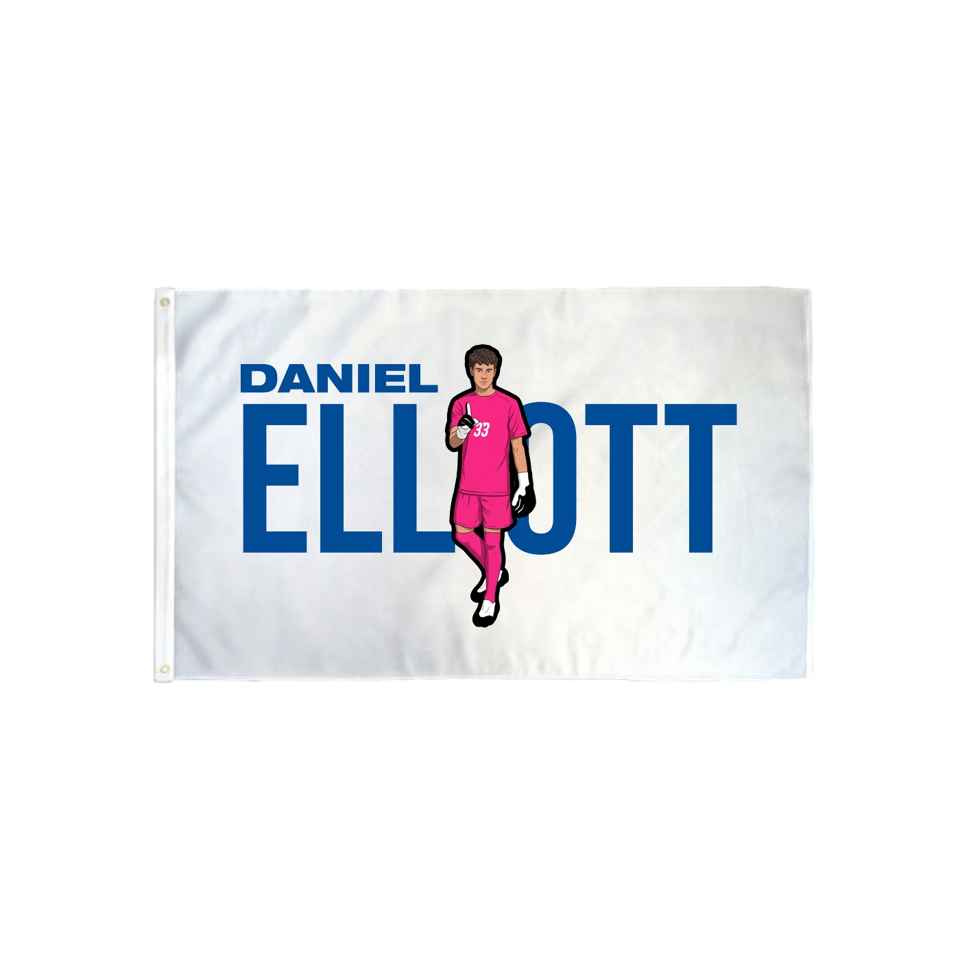 3x5 Flag — Player Name in Classic