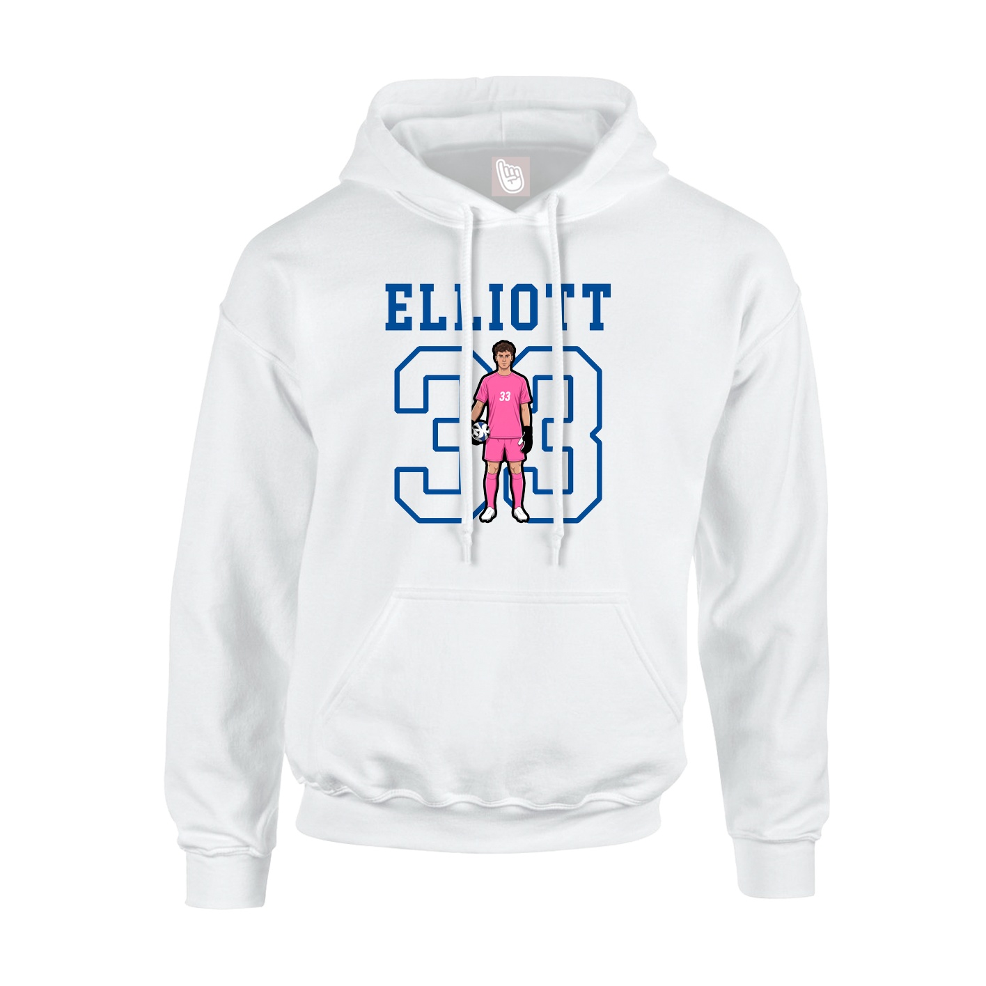 Hoodie — Shirsey in White