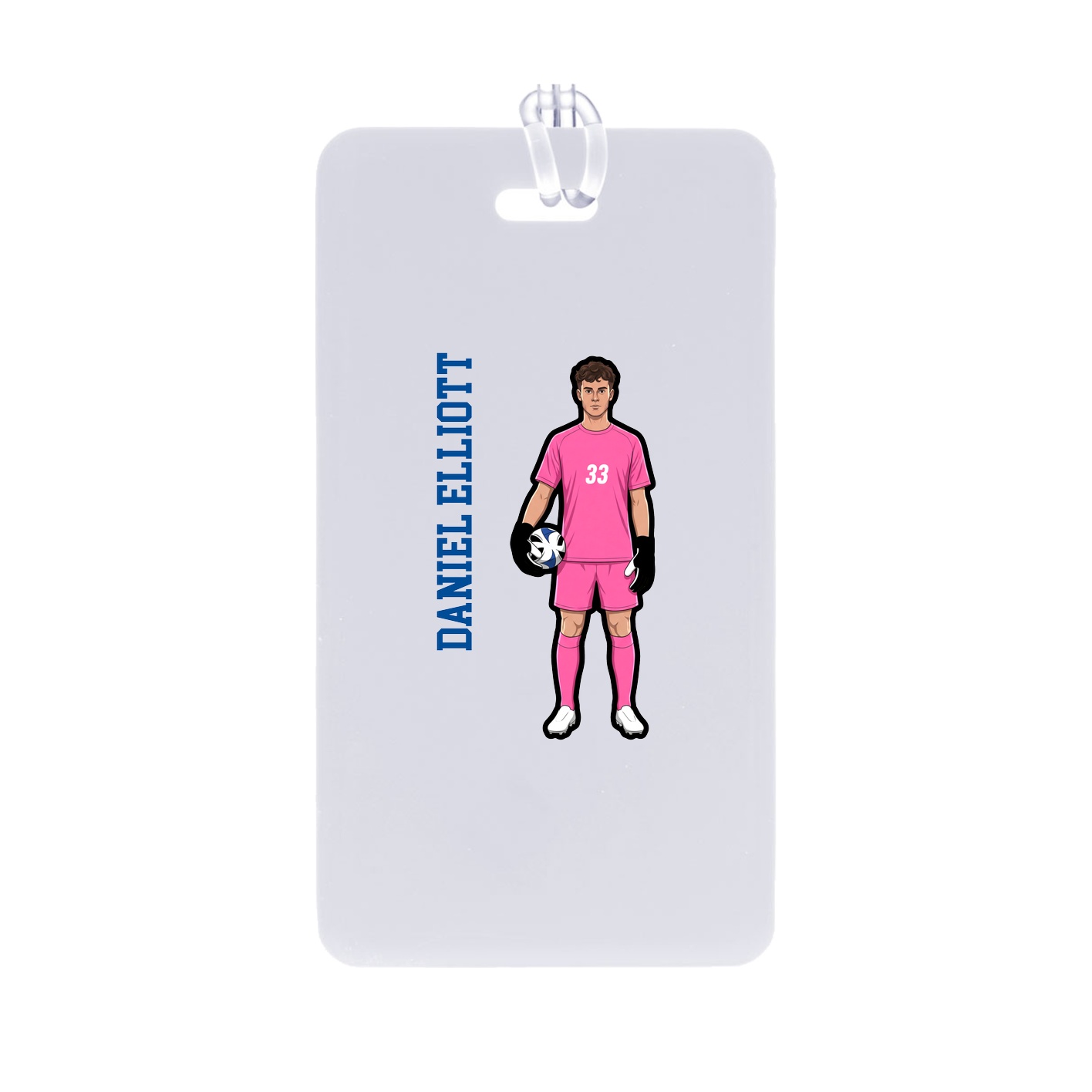 Bag Tag — Name Vertical in Classic
