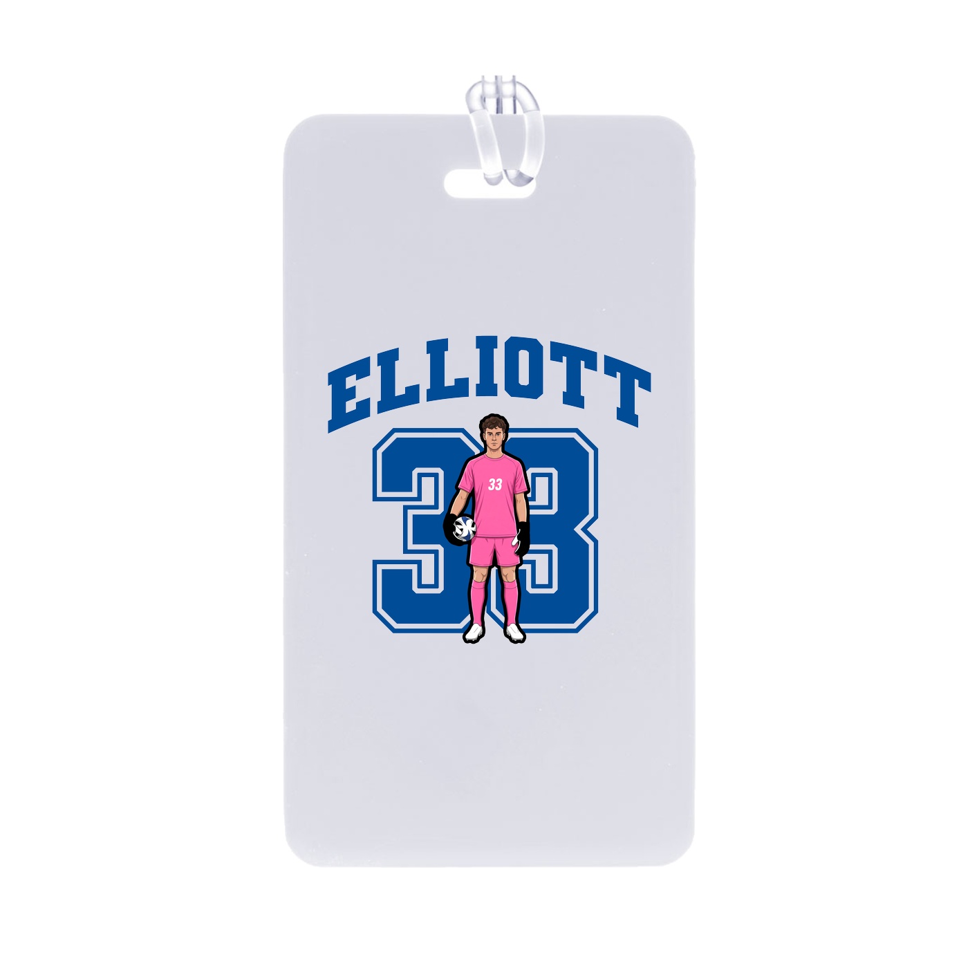 Bag Tag — Number in Classic
