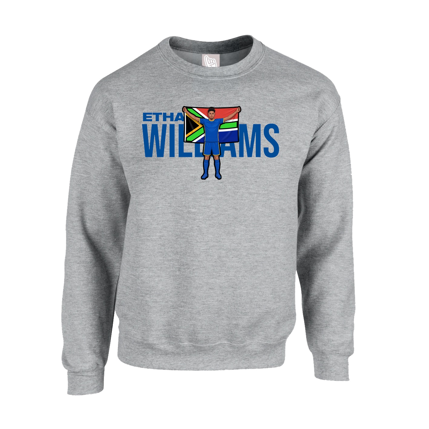 Fleece Crew — Player Name in Grey