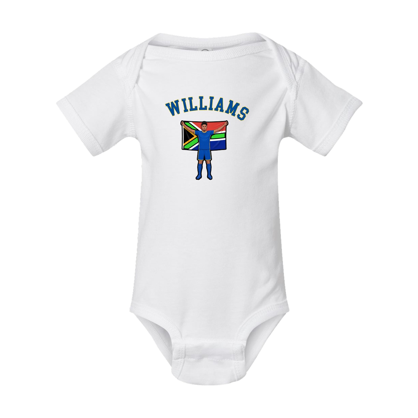 Baby Onesie — Shirsey Arch in White