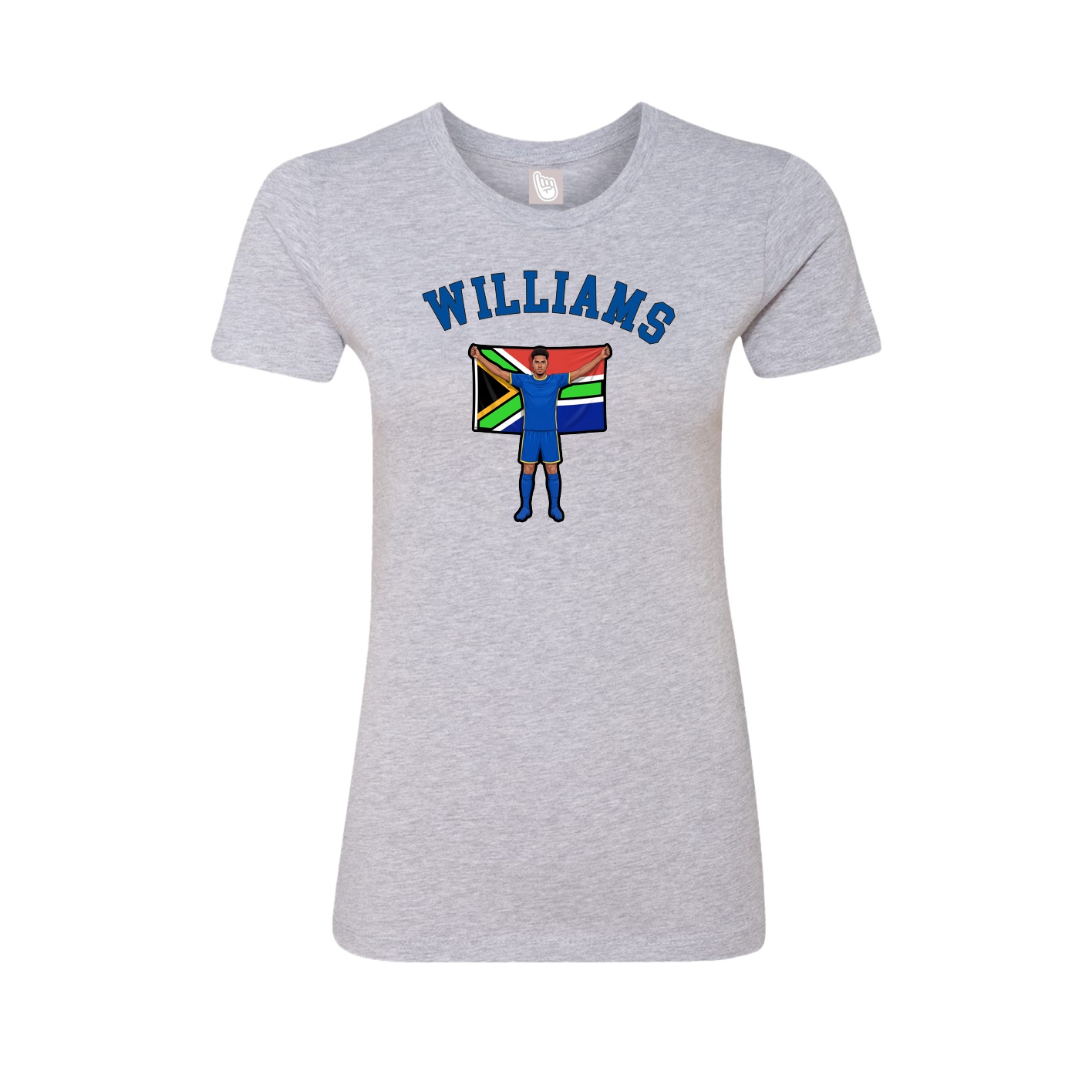 Fitted Women's Tee — Shirsey Arch in Grey