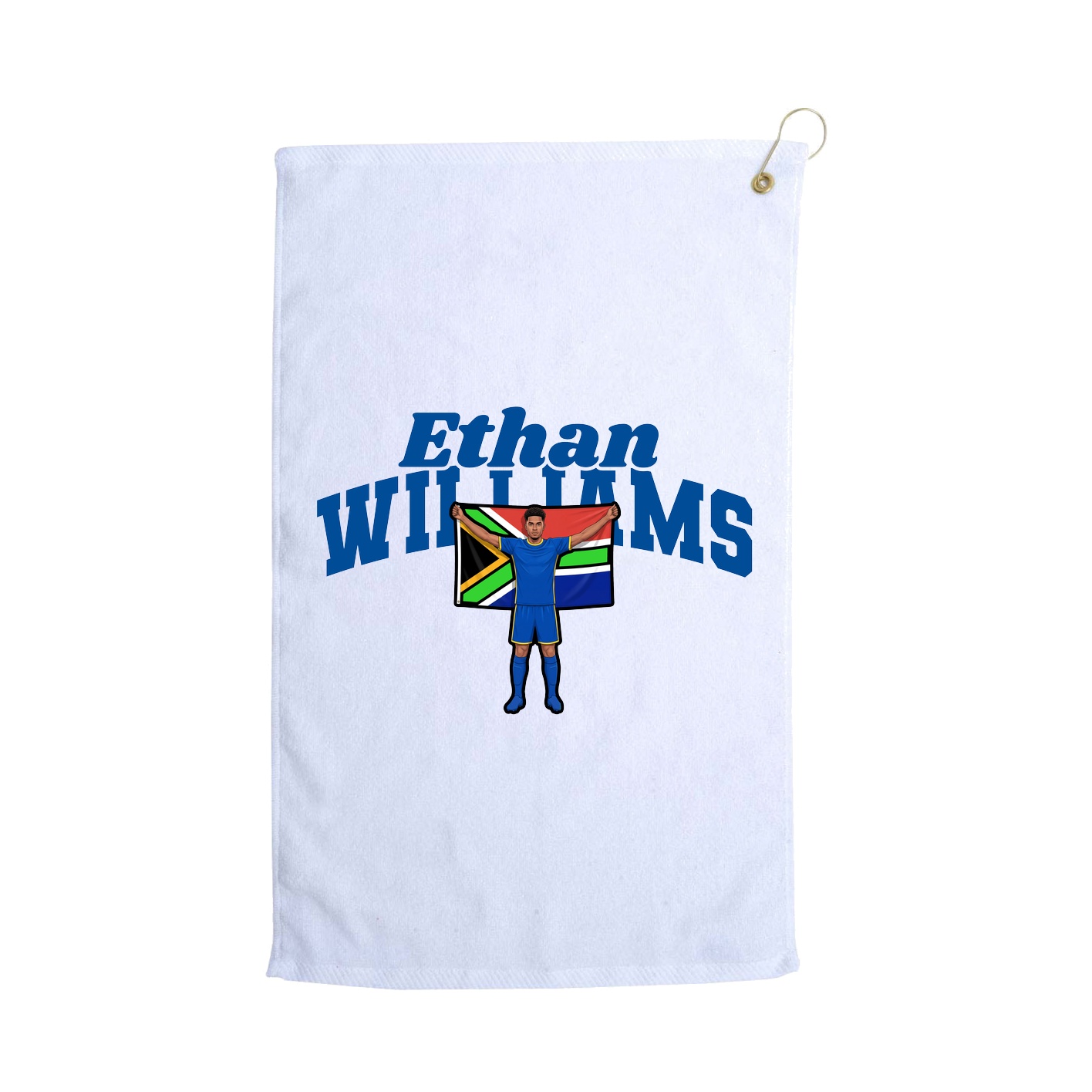 Golf Towel — Signature Arch in White