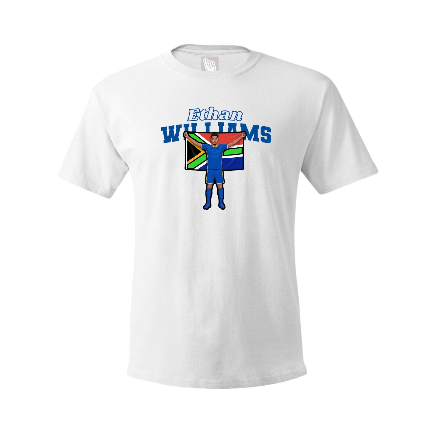 Tee — Name Arch in White