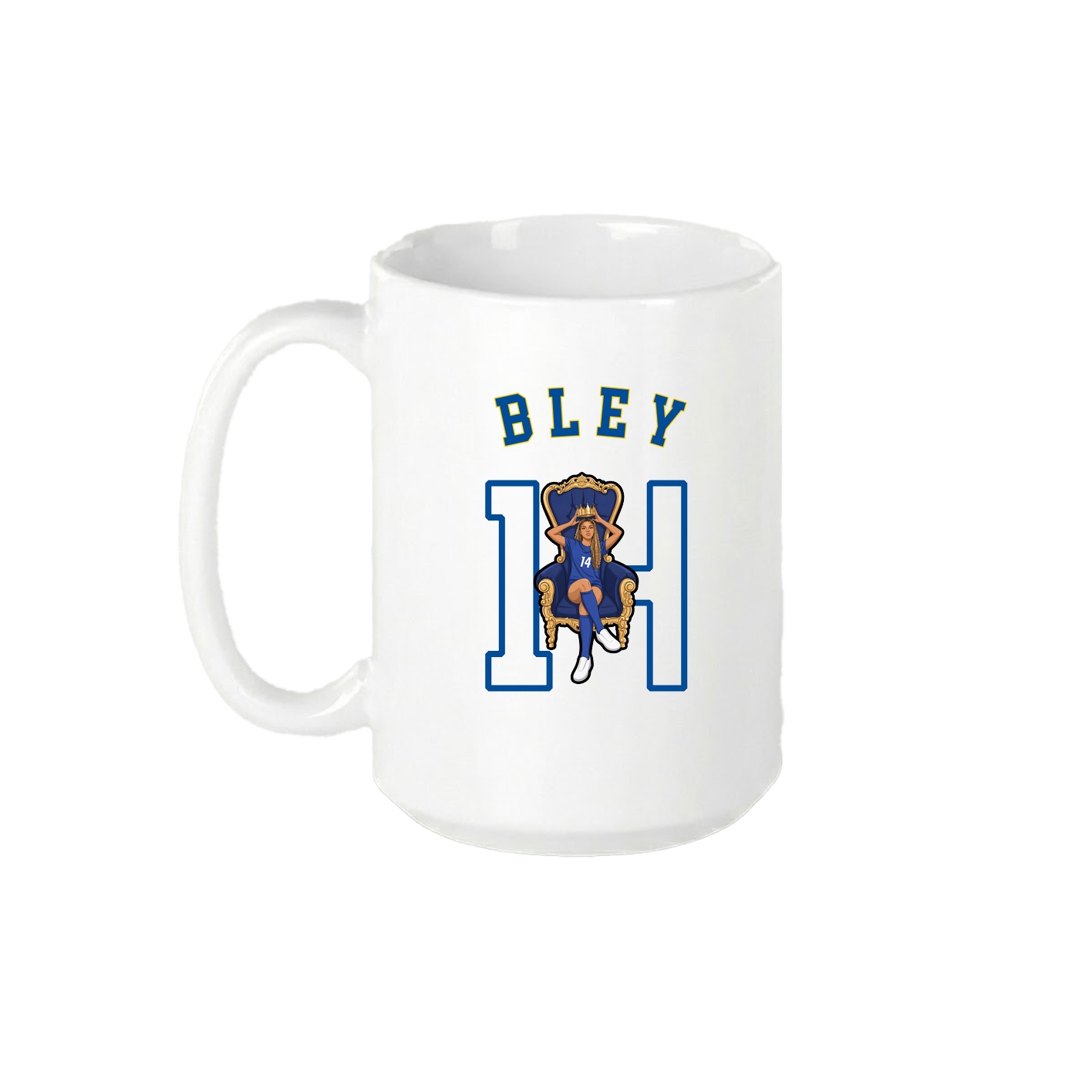 15oz Coffee Mug — Shirsey Arch in White