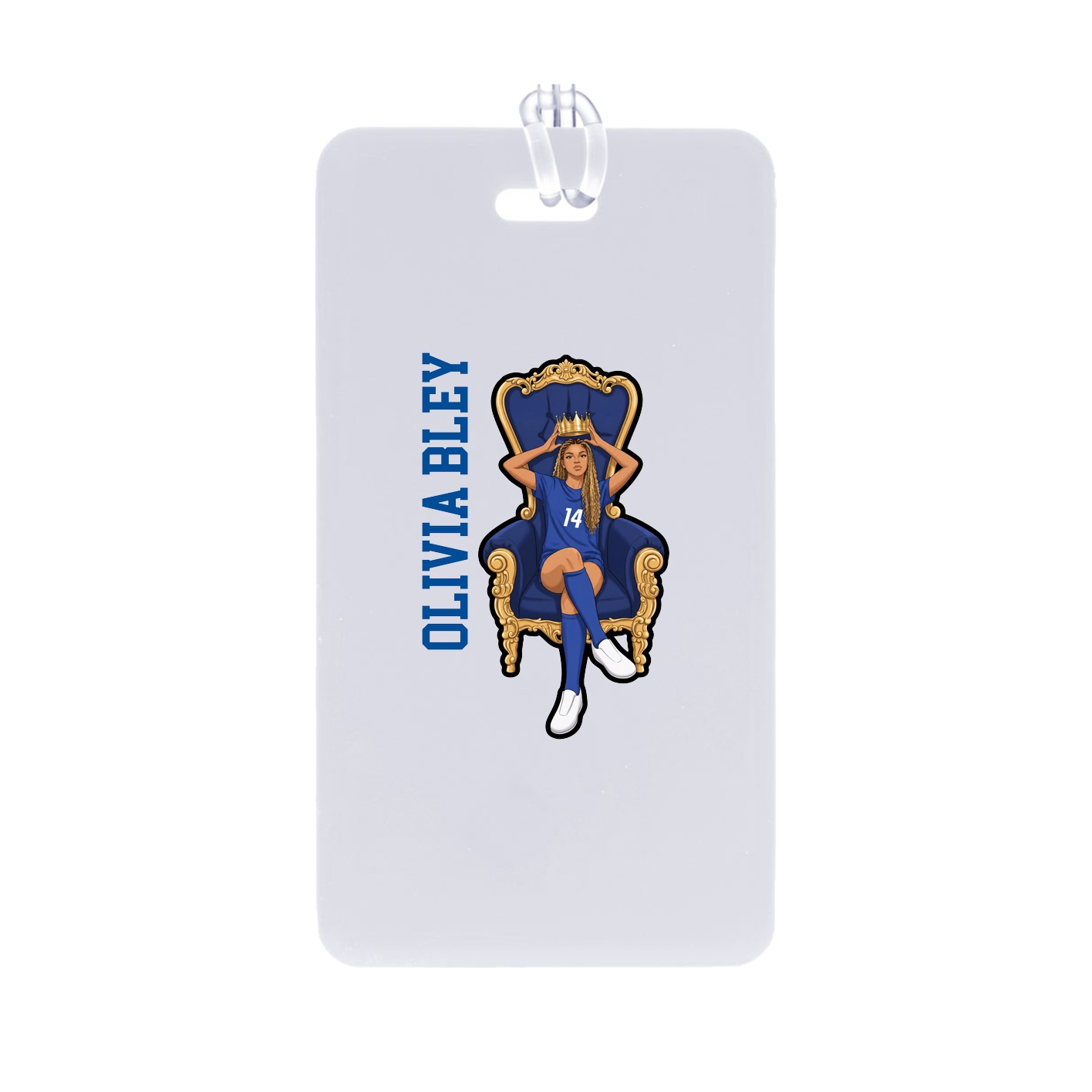 Bag Tag — Name Vertical in Classic