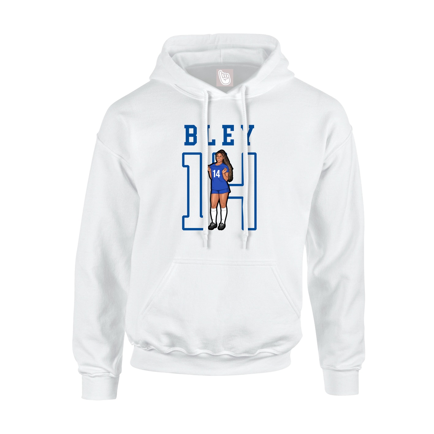 Hoodie — Shirsey in White