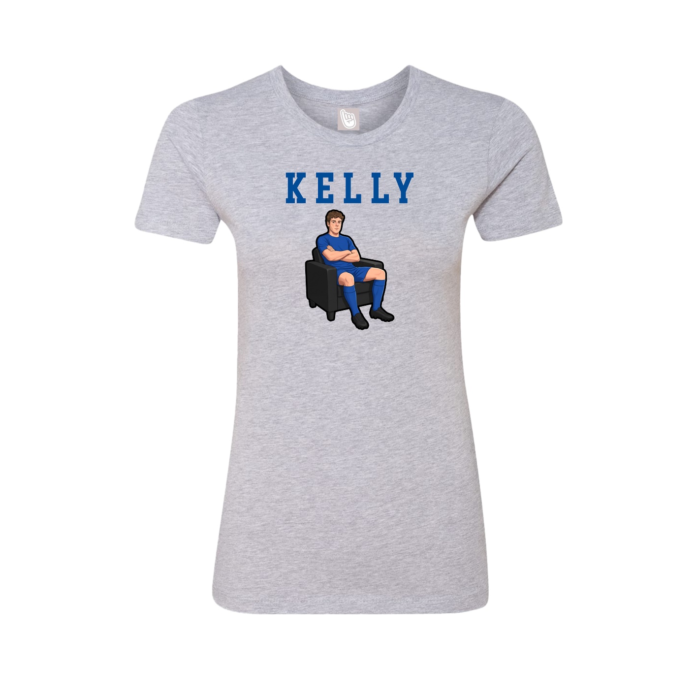 Fitted Women's Tee — Shirsey in Grey