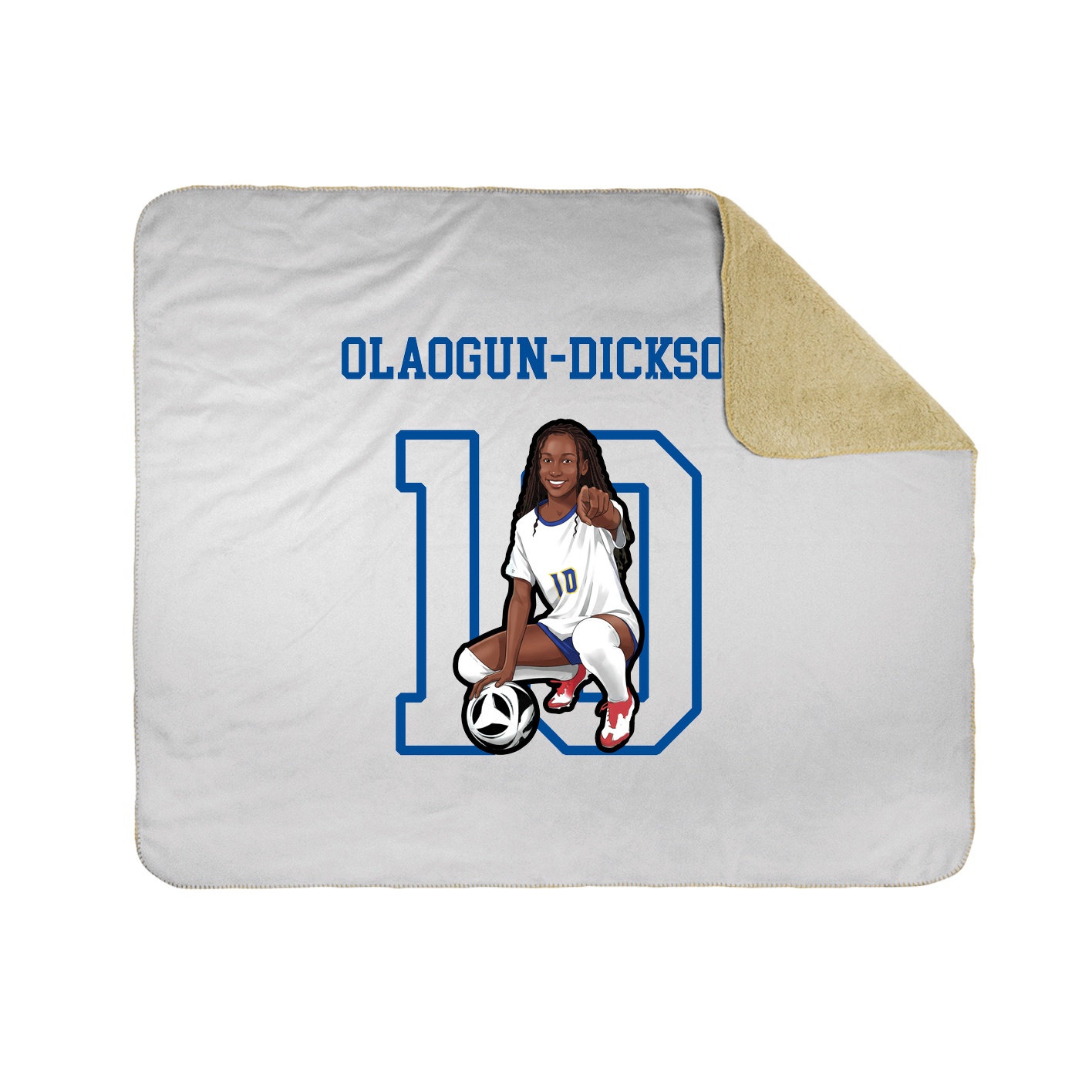 Throw Blanket — Shirsey in White