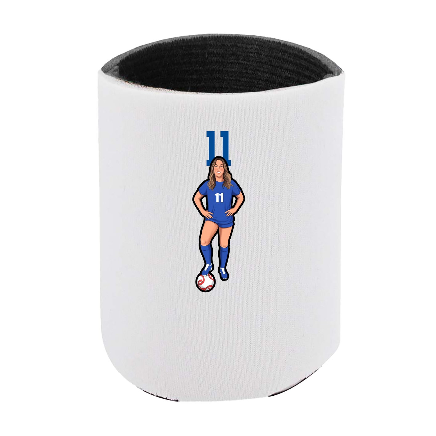 Can Holder — Number Top in White