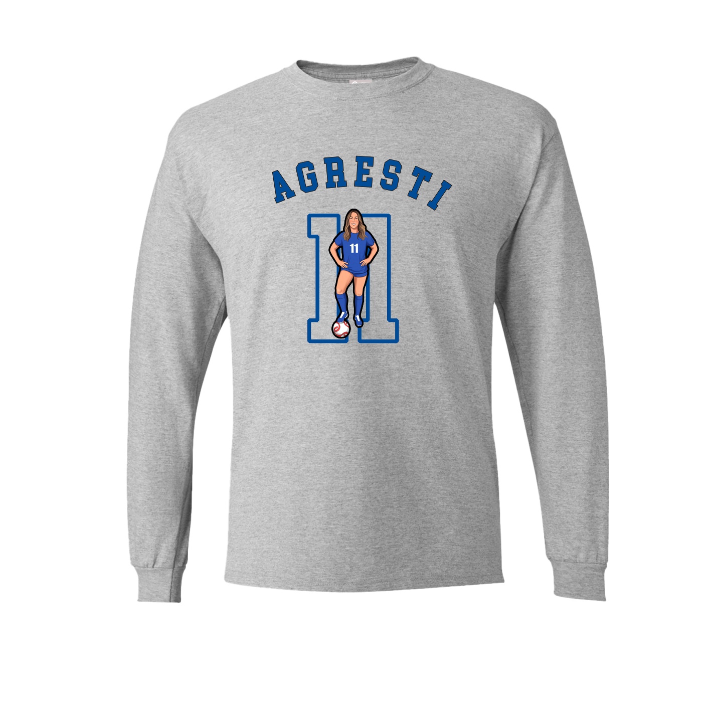 Long Sleeve Tee — Shirsey Arch in Grey
