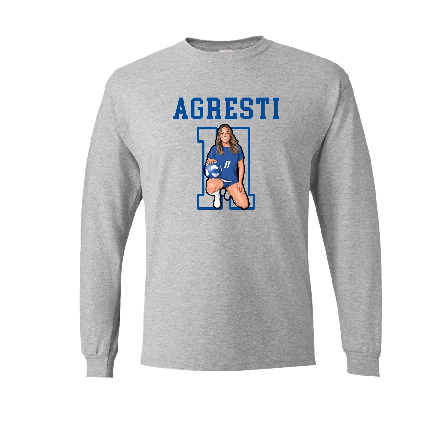 Long Sleeve Tee — Shirsey in Grey