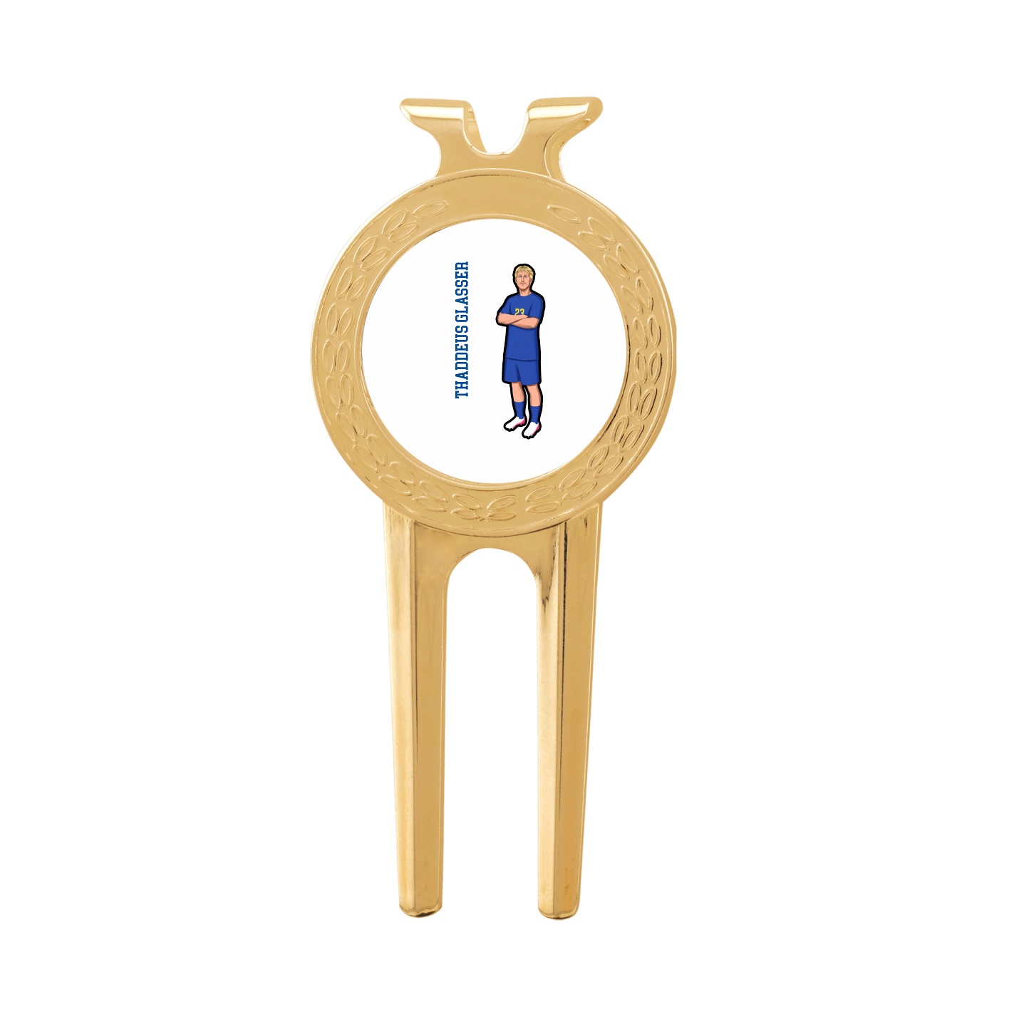 Divot Tool with Ball Marker — Name Vertical in Classic