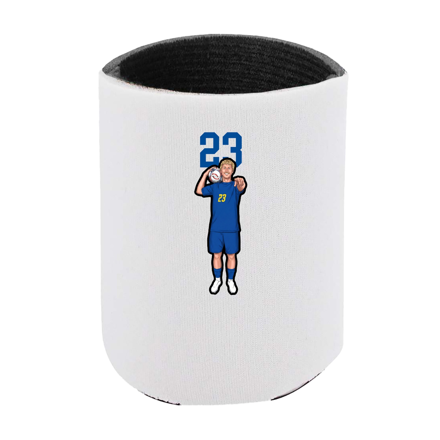 Can Holder — Number Top in White
