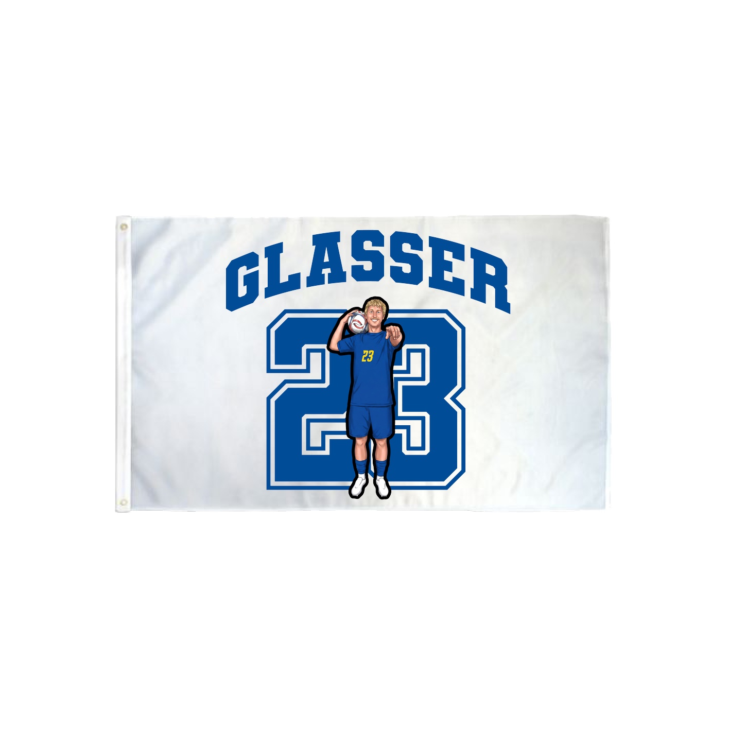 3x5 Flag — Number in Classic