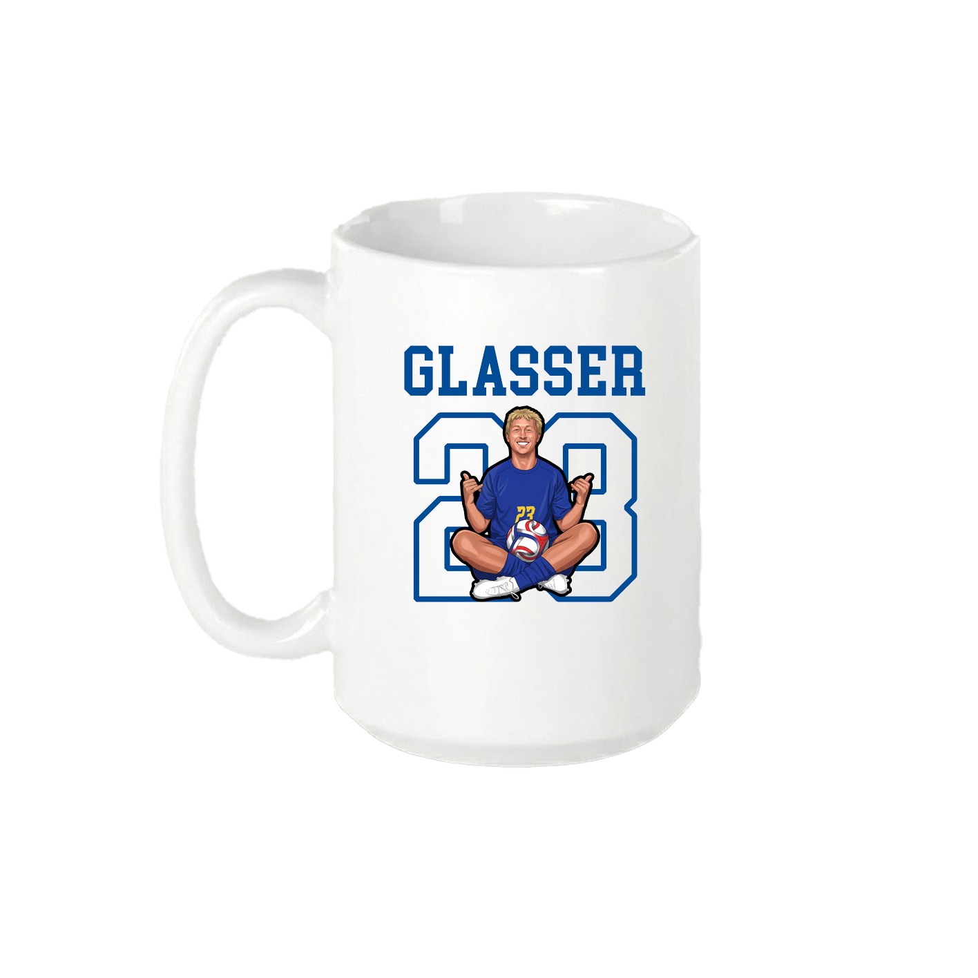 15oz Coffee Mug — Shirsey in White