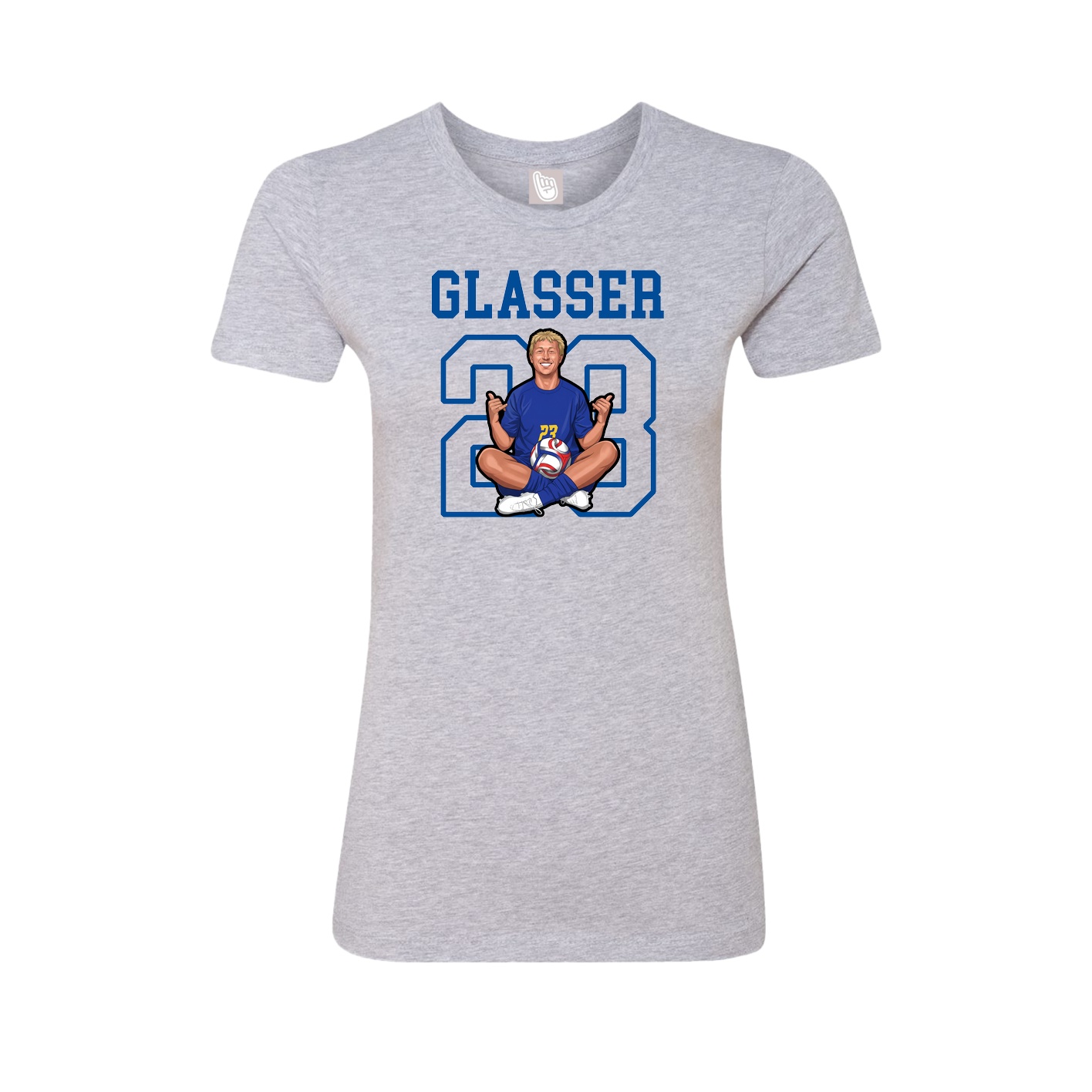 Fitted Women's Tee — Shirsey in Grey