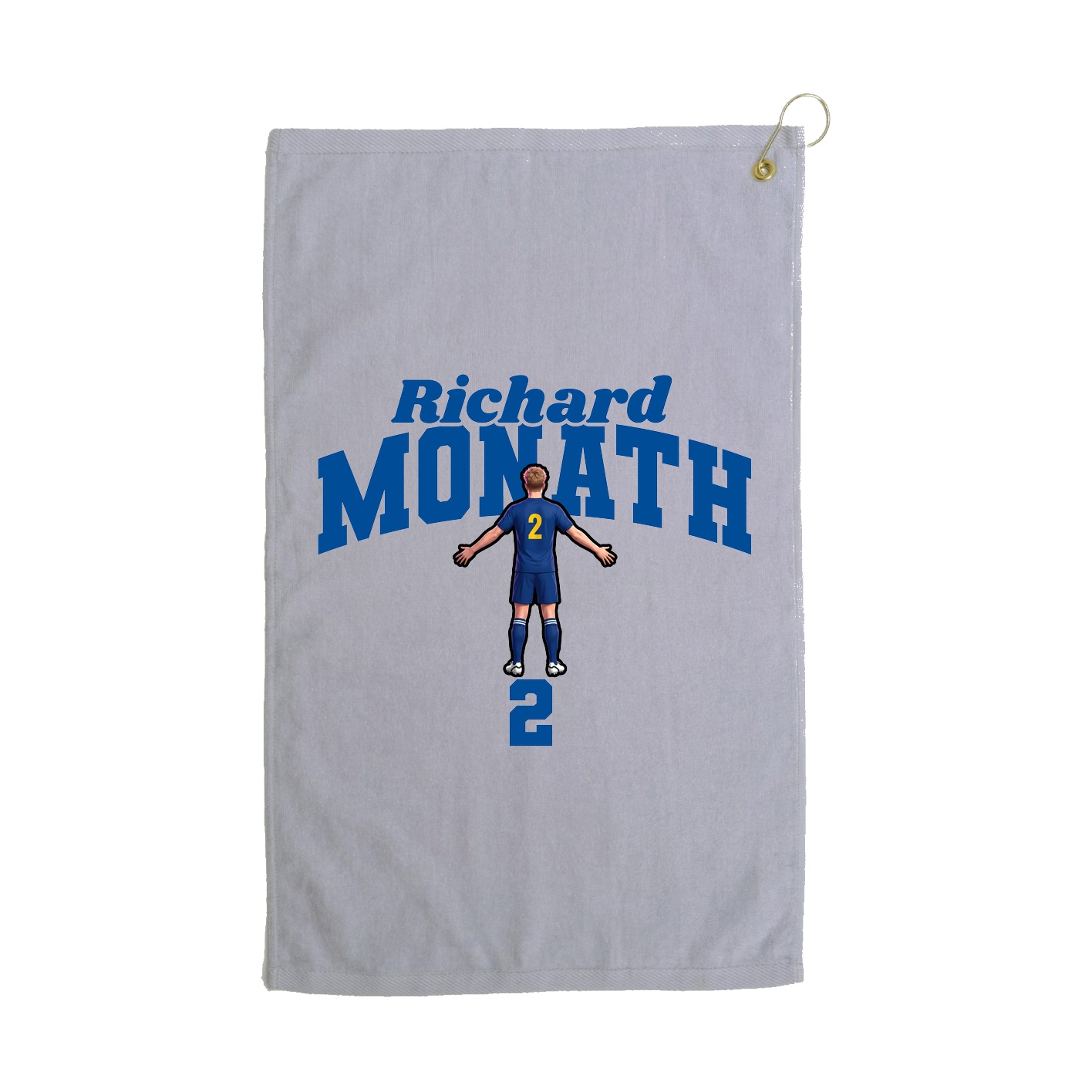 Golf Towel — Signature Arch in Grey
