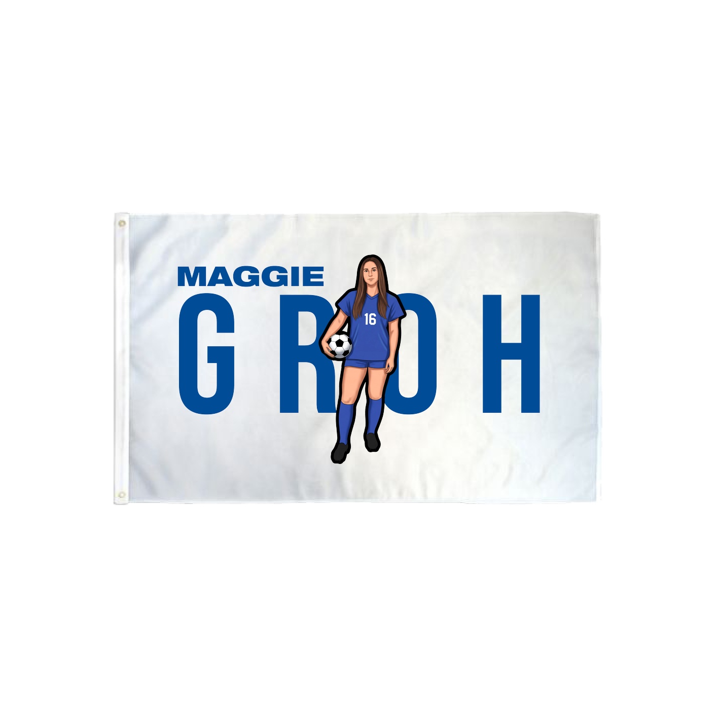 3x5 Flag — Player Name in Classic