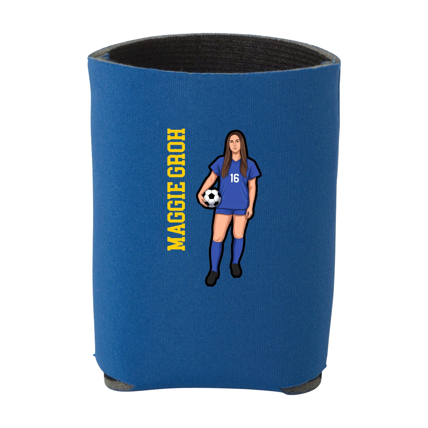 Can Holder — Name Vertical in Royal