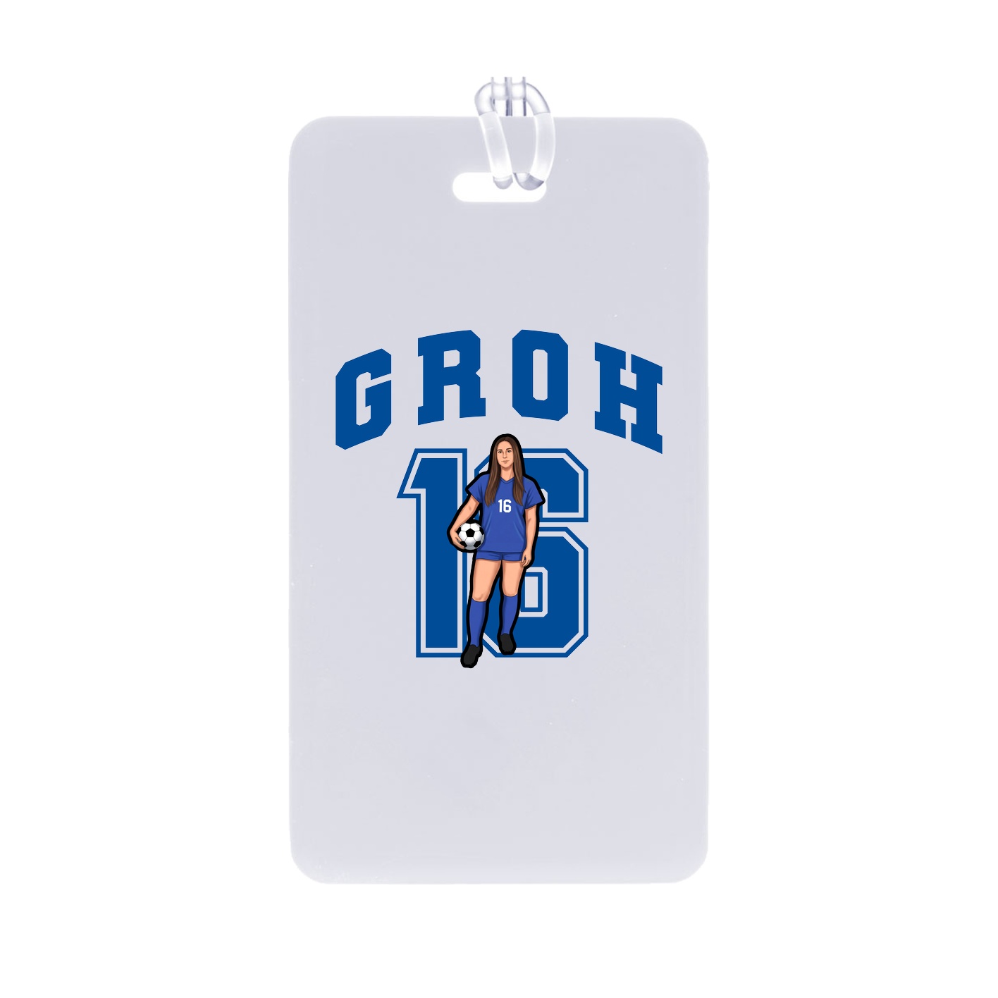 Bag Tag — Number in Classic
