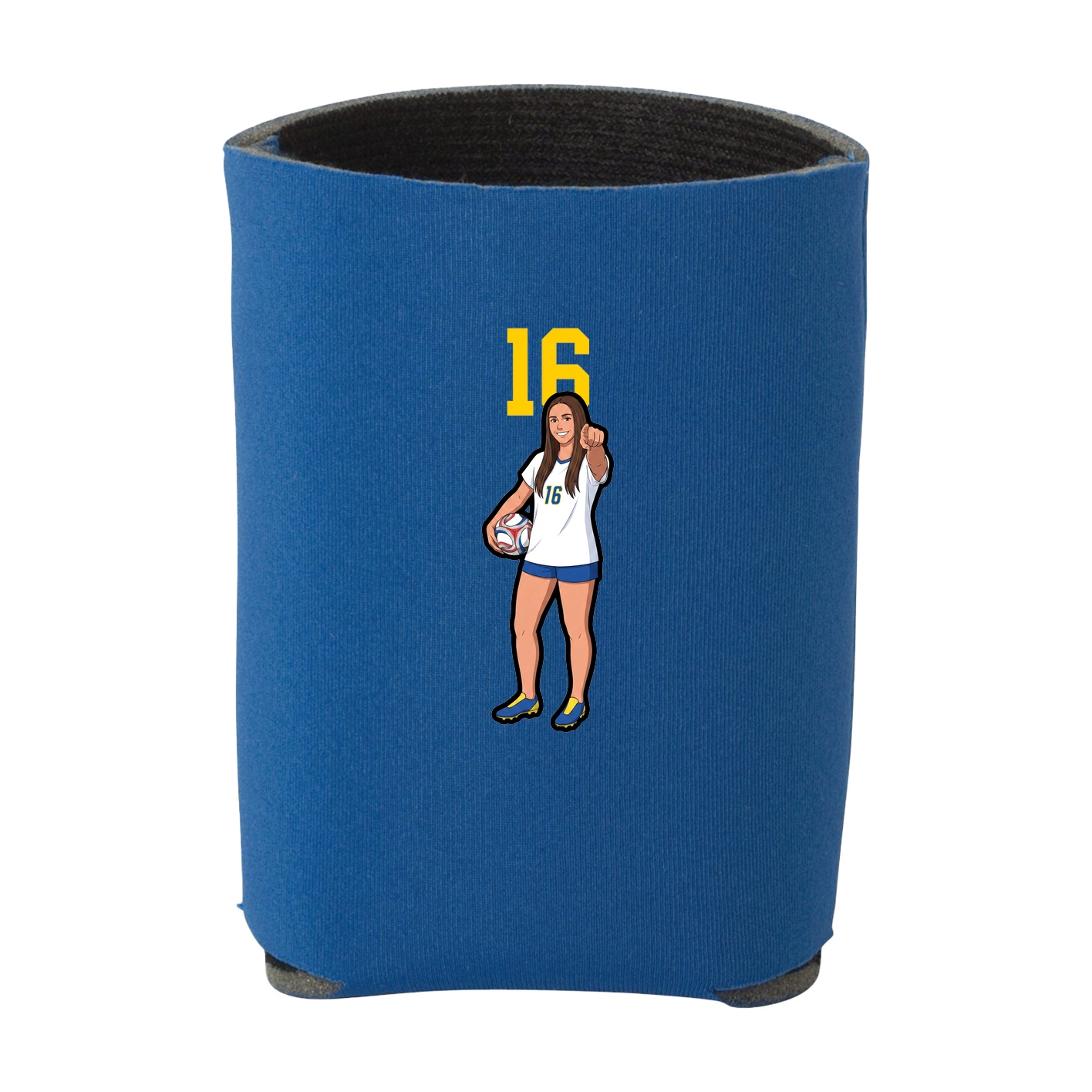 Can Holder — Number Top in Royal