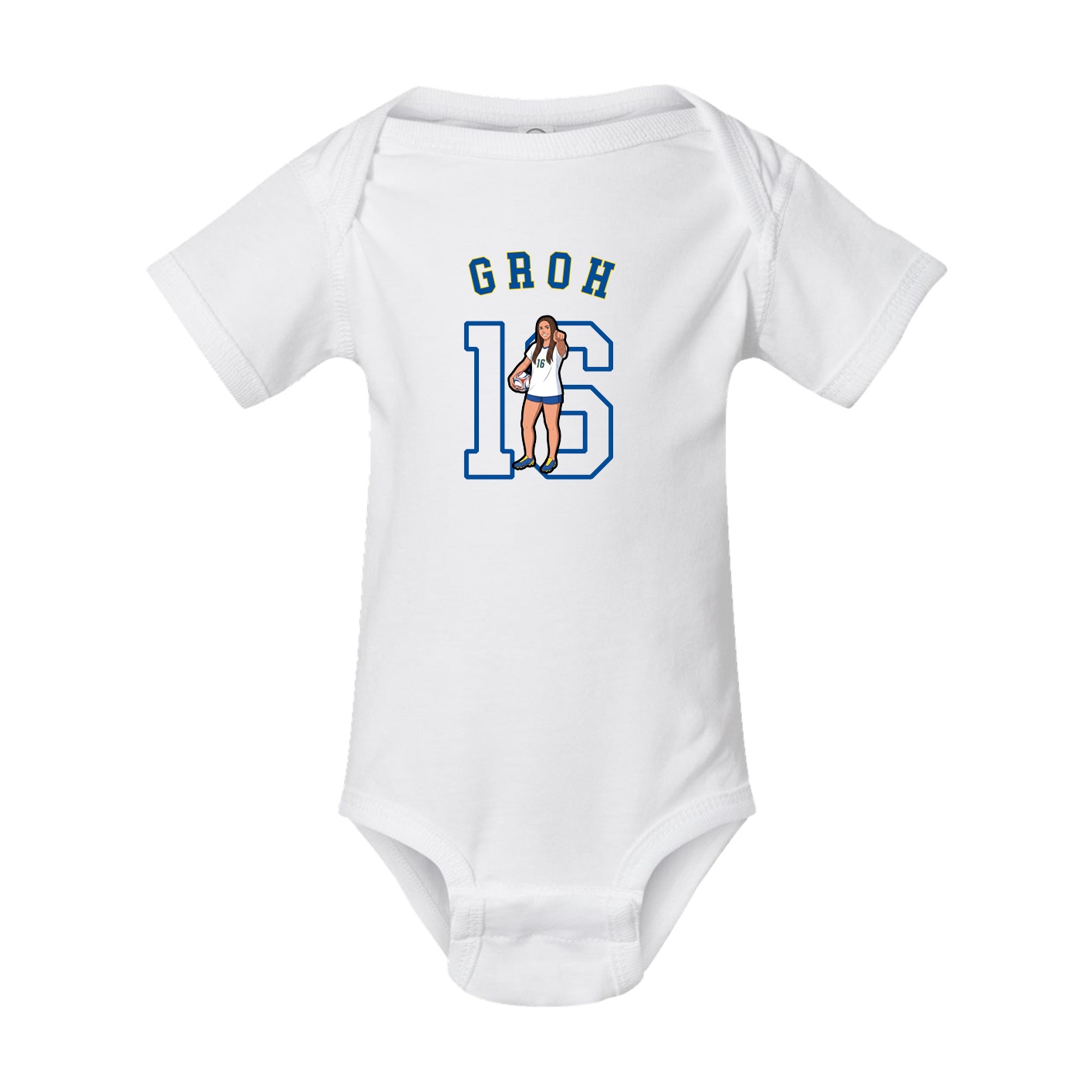 Baby Onesie — Shirsey Arch in White
