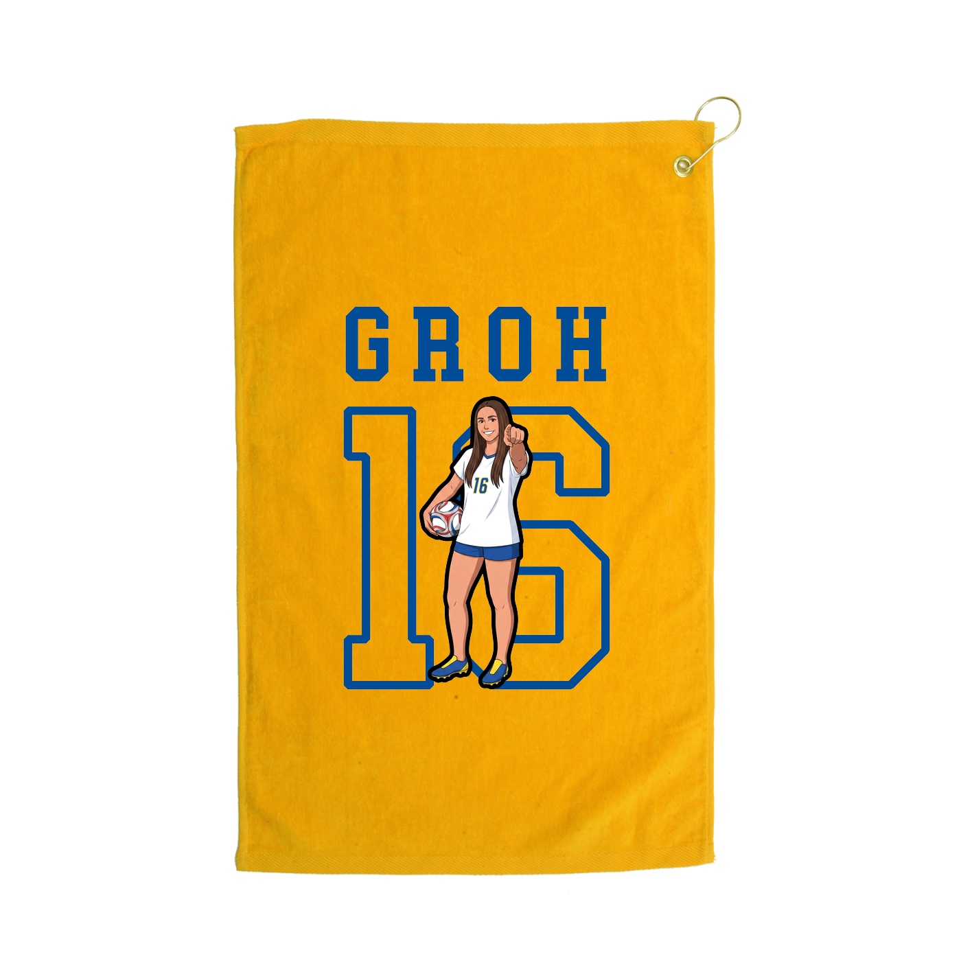Golf Towel — Shirsey in Gold
