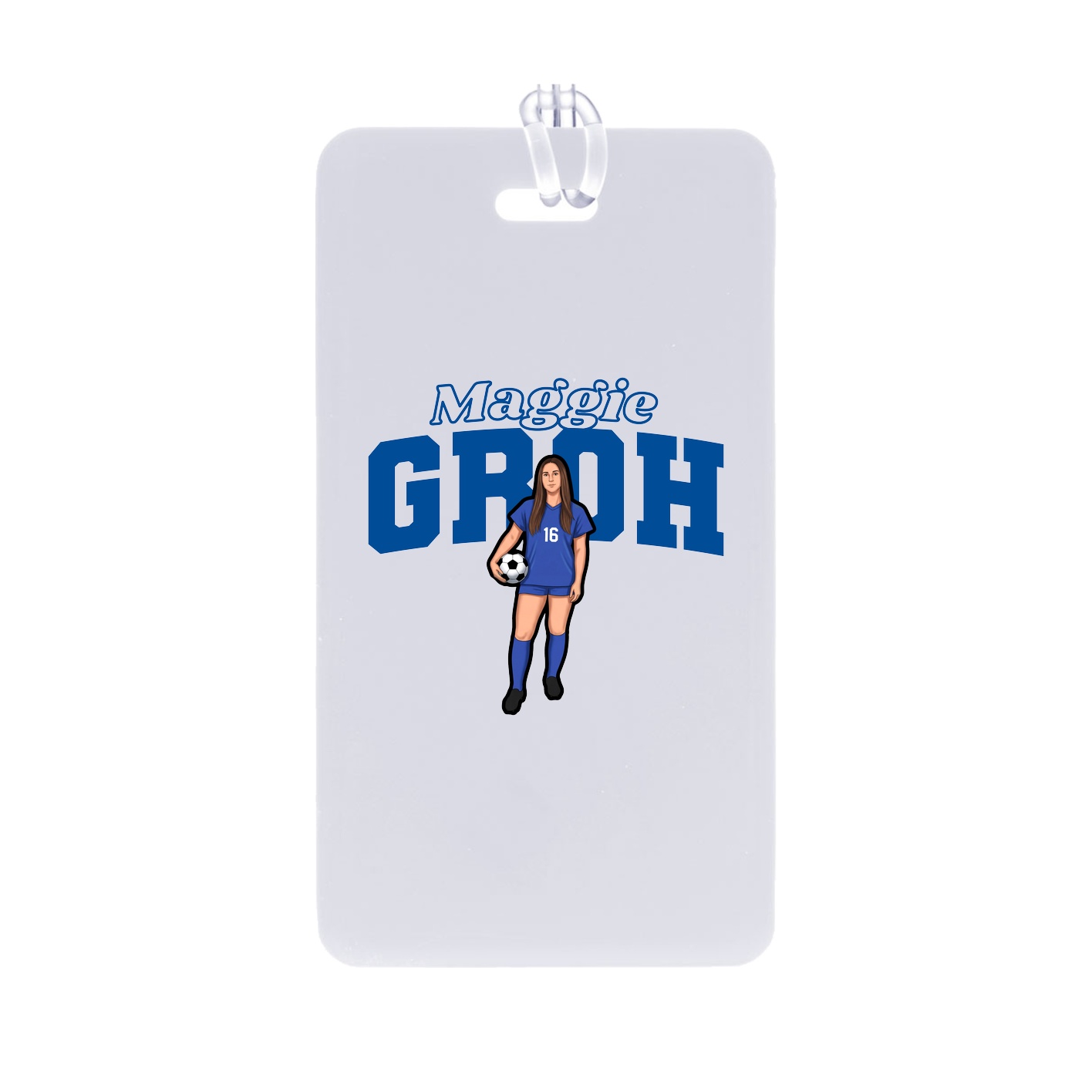 Bag Tag — Name Arch in Classic