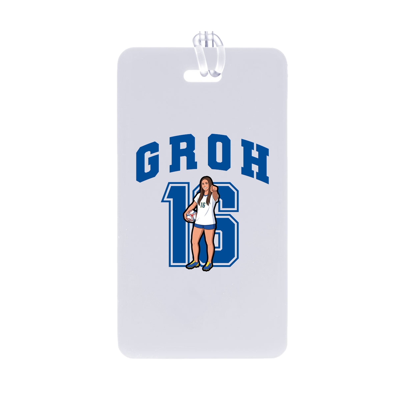 Bag Tag — Number in Classic