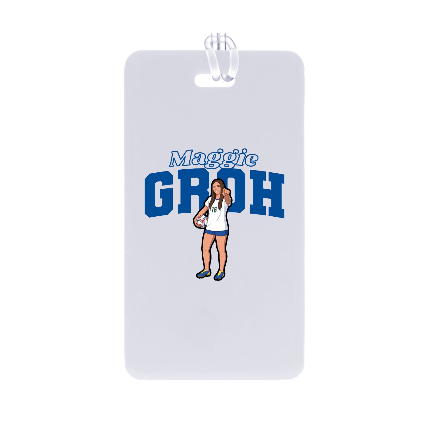 Bag Tag — Name Arch in Classic