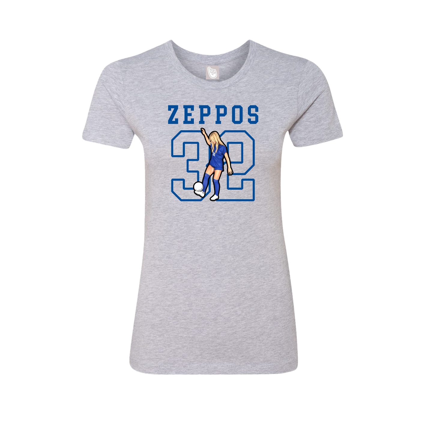 Fitted Women's Tee — Shirsey in Grey