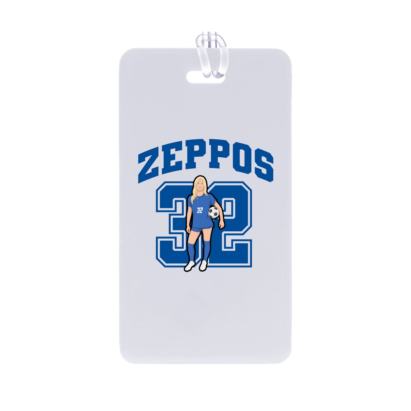 Bag Tag — Number in Classic
