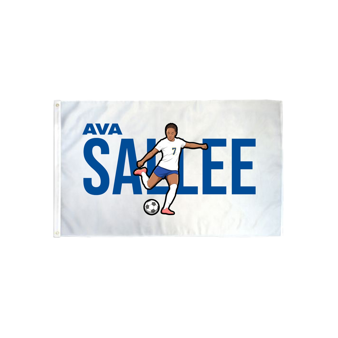 3x5 Flag — Player Name in Classic