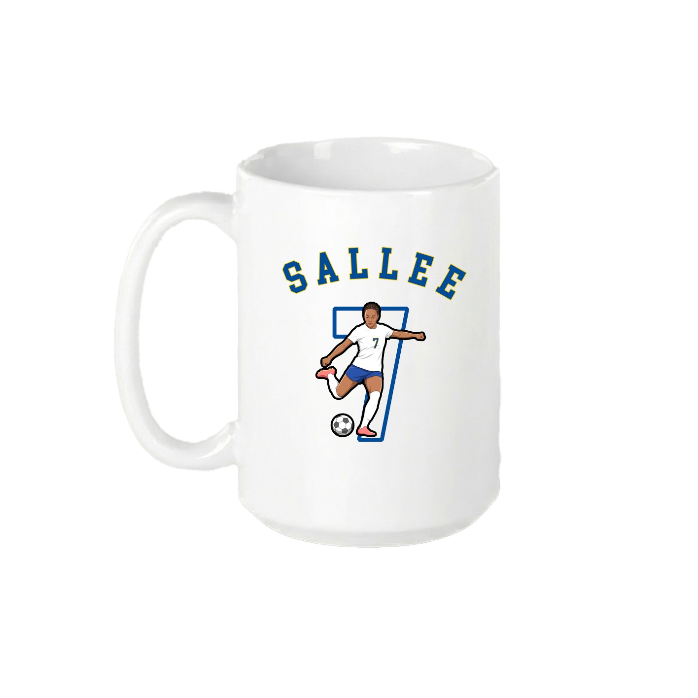 15oz Coffee Mug — Shirsey Arch in White