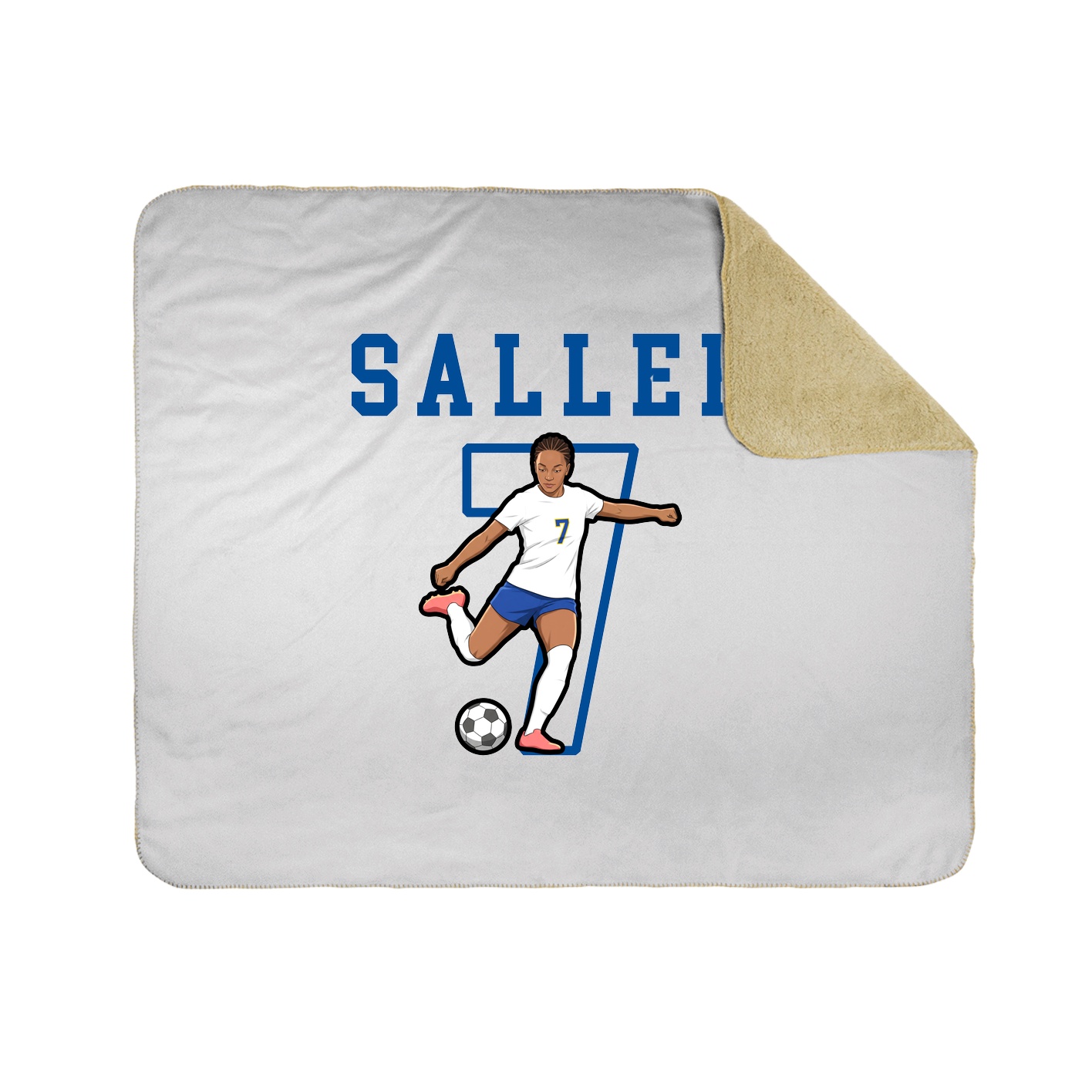 Throw Blanket — Shirsey in White