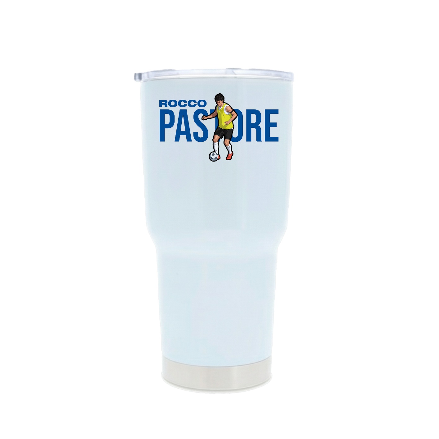 30oz Stainless Steel Tumbler — Player Name in White
