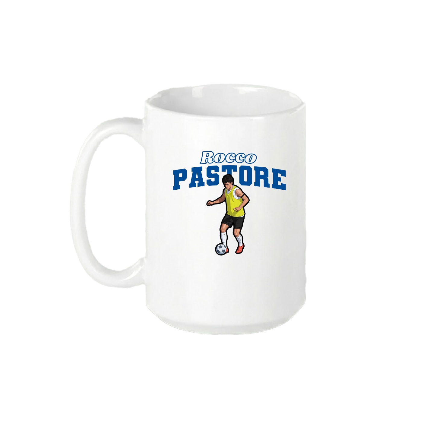 15oz Coffee Mug — Name Arch in White