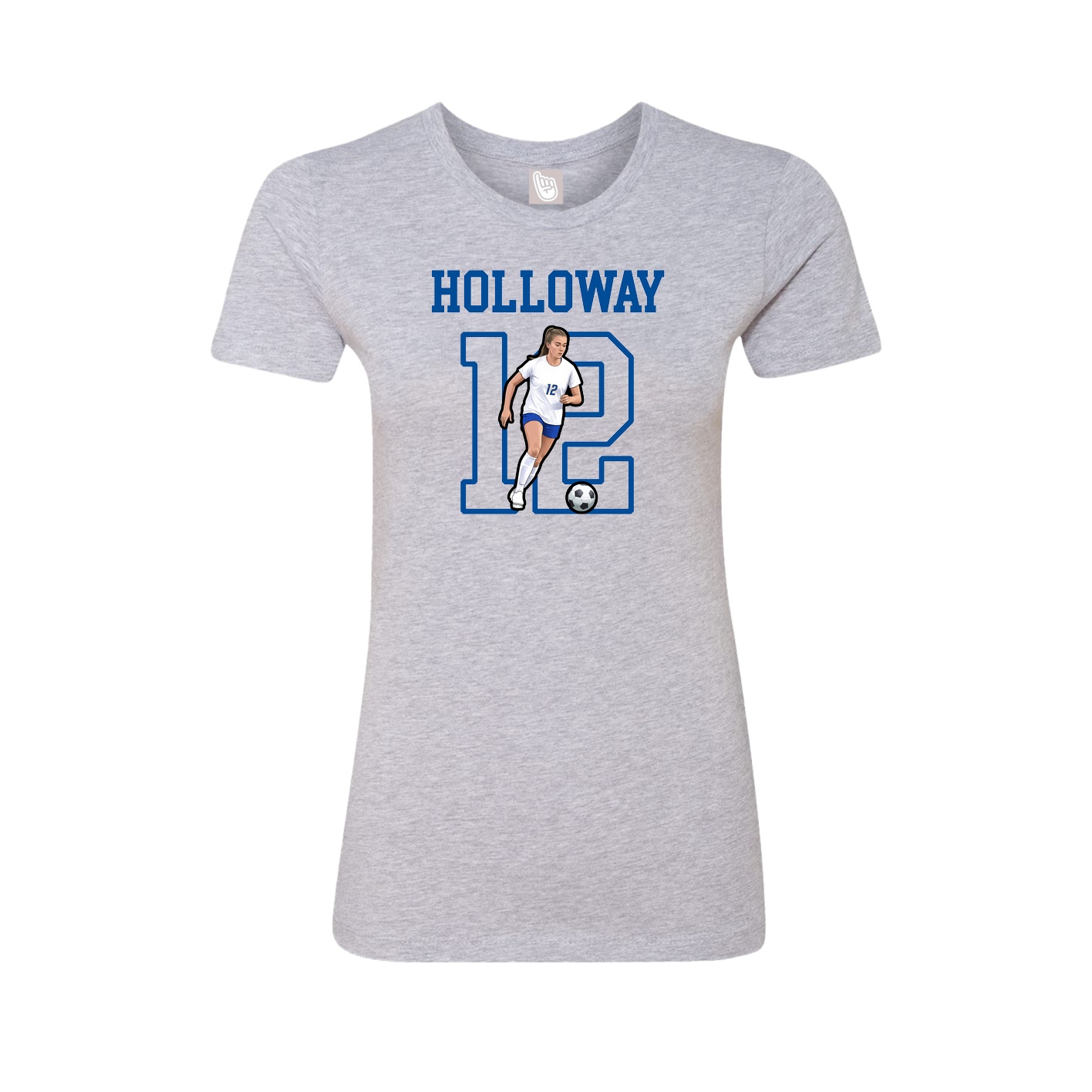 Fitted Women's Tee — Shirsey in Grey