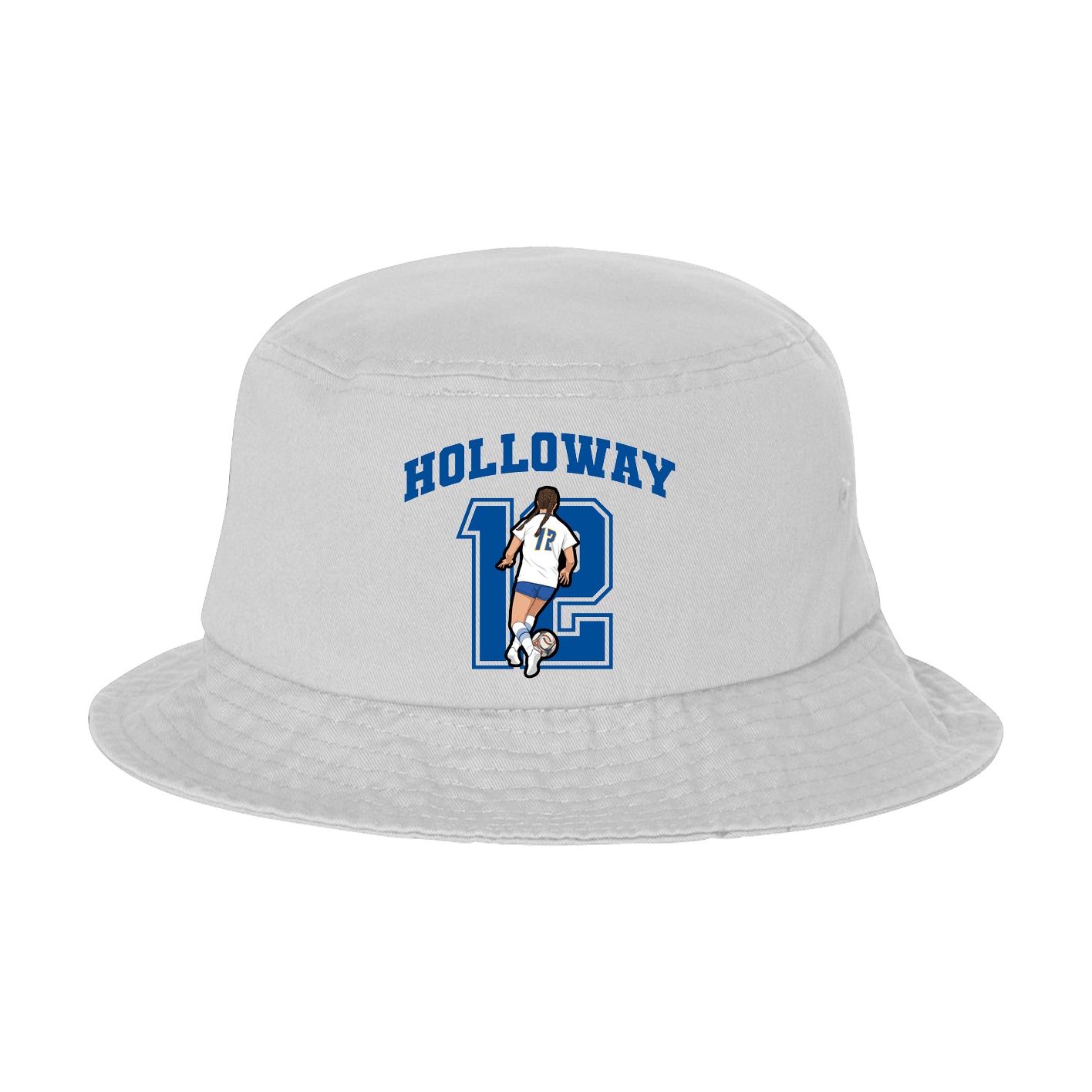 Bucket Cap — Number in White