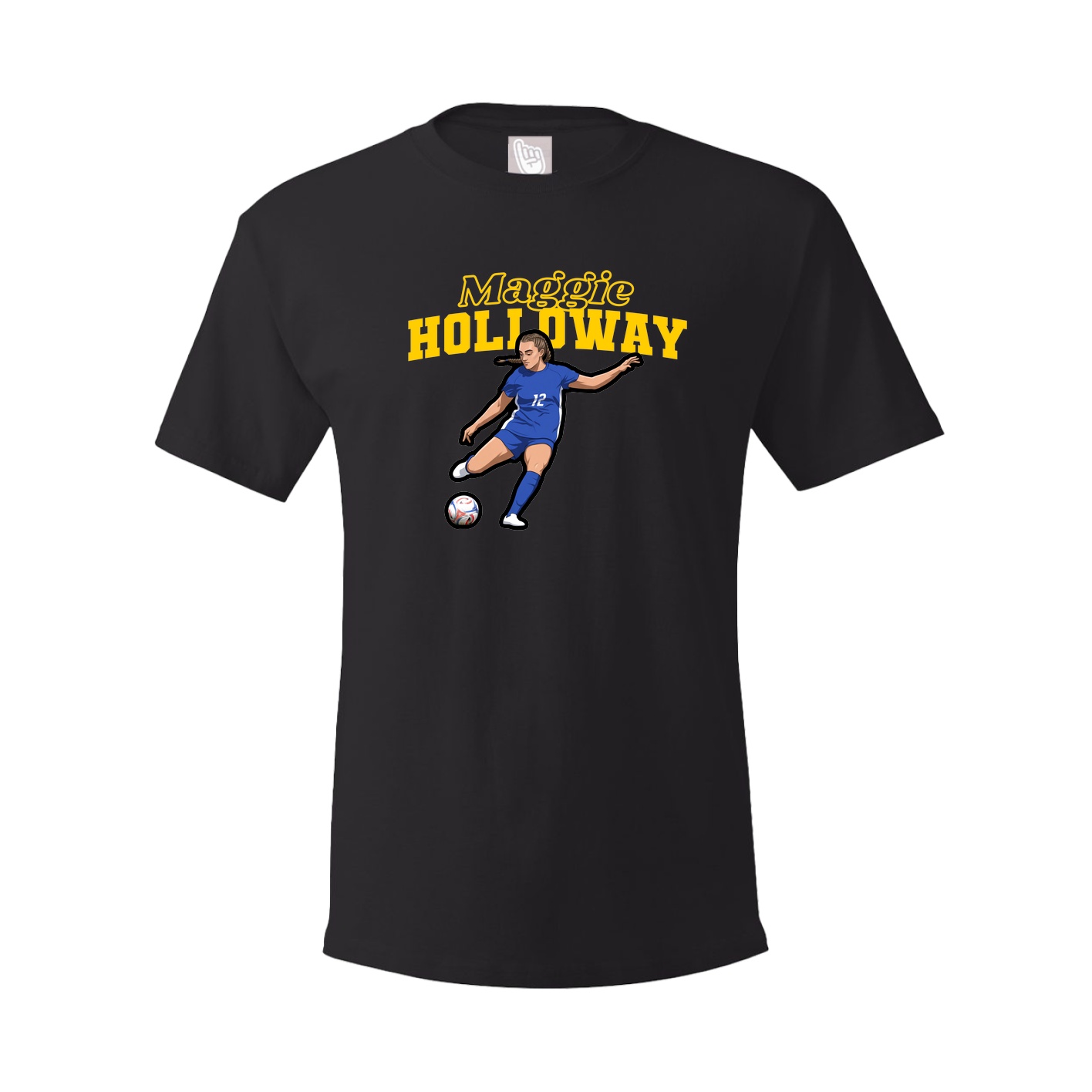 Youth Tee — Name Arch in Black