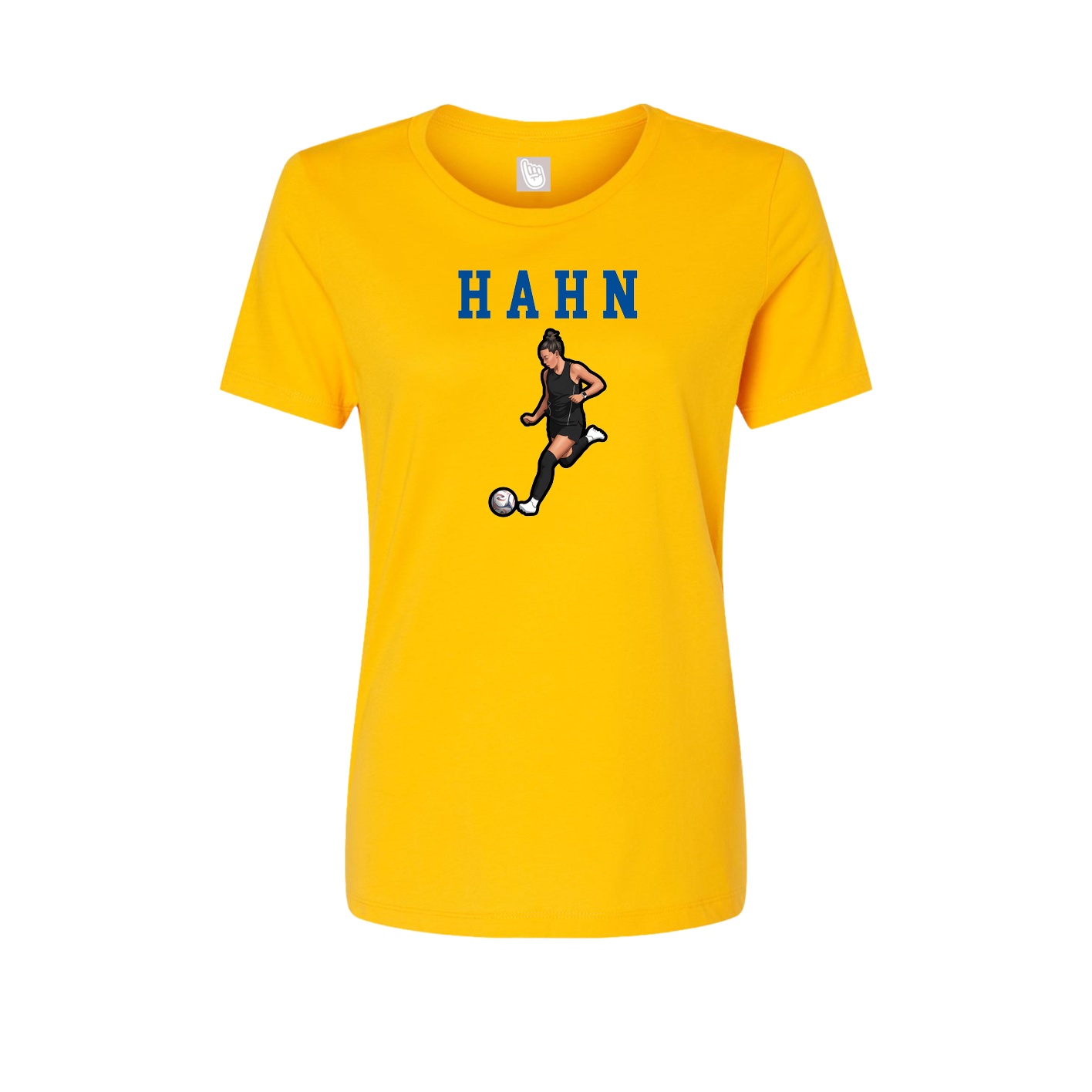 Fitted Women's Tee — Shirsey in Gold